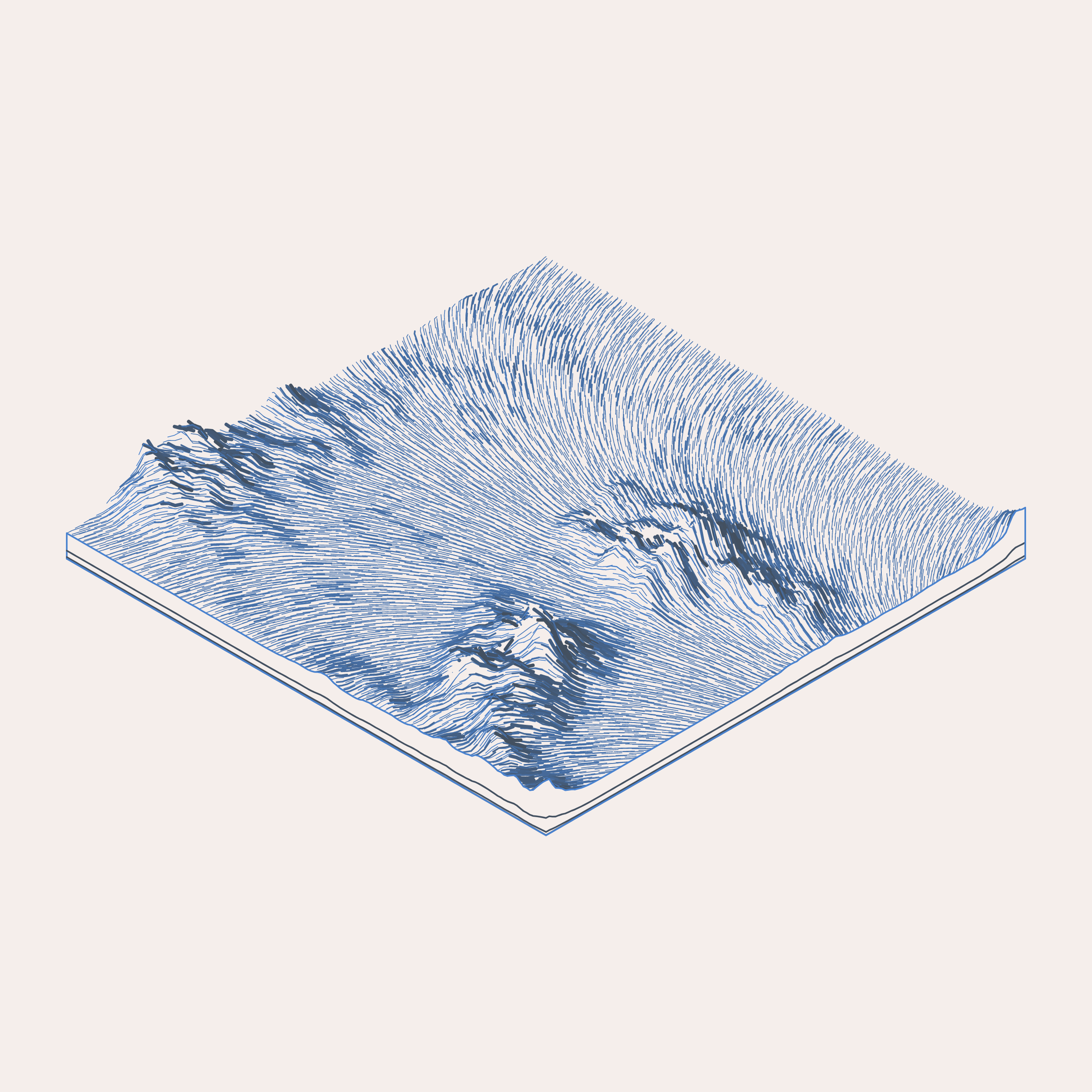 Art Blocks - Art Blocks v2 - Subscapes #310 - NFT # 53000310