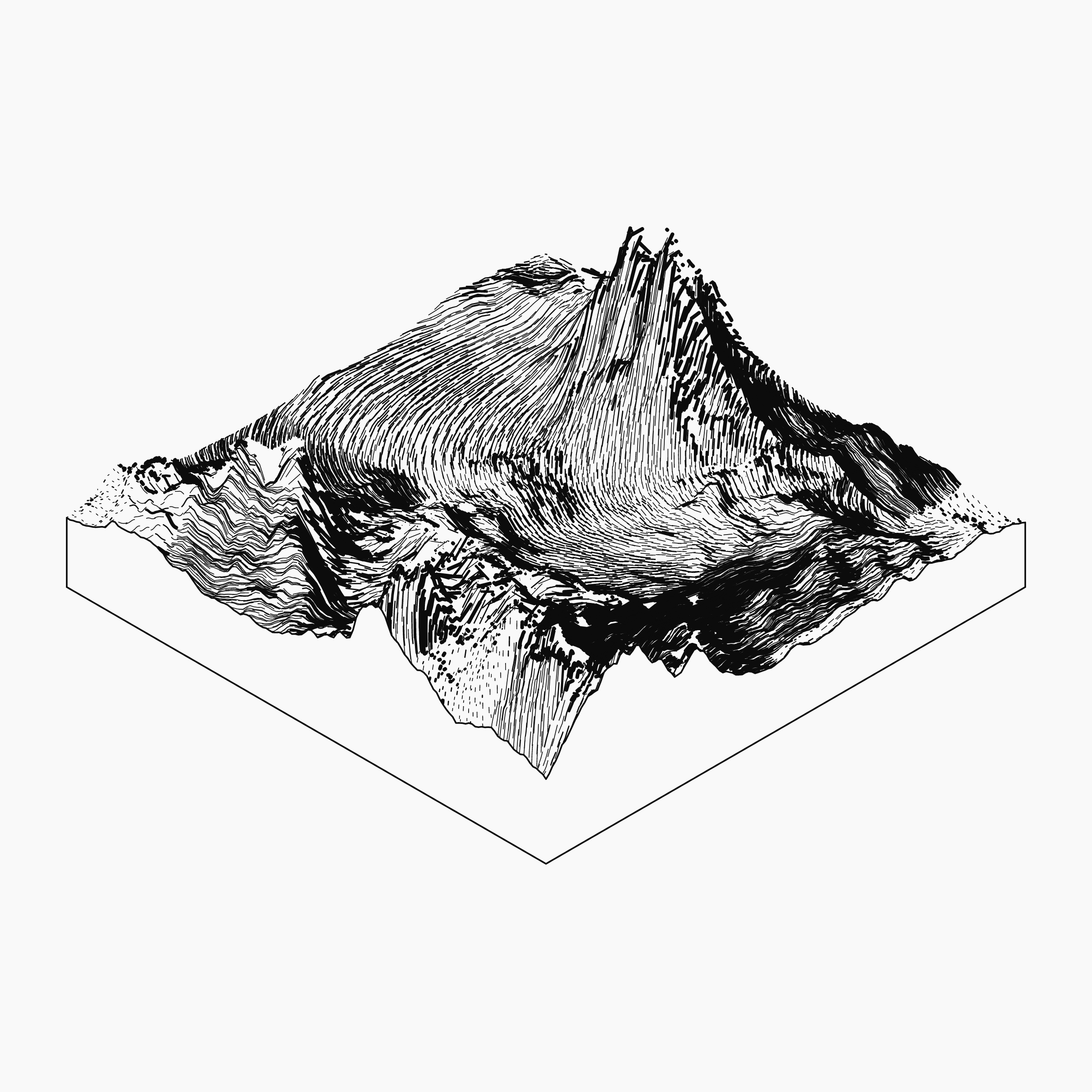 Art Blocks - Art Blocks v2 - Subscapes #313 - NFT # 53000313