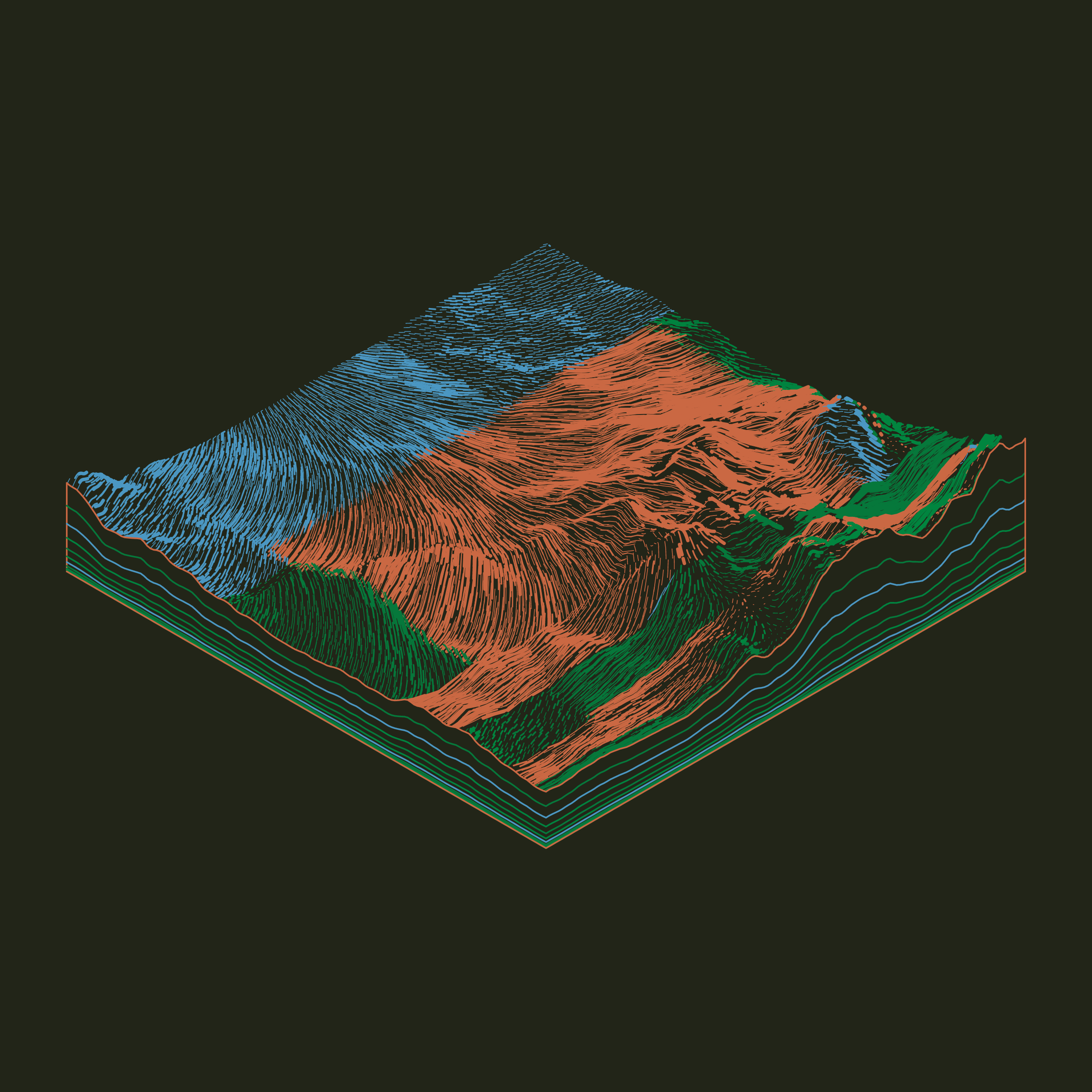 Art Blocks - Art Blocks v2 - Subscapes #314 - NFT # 53000314