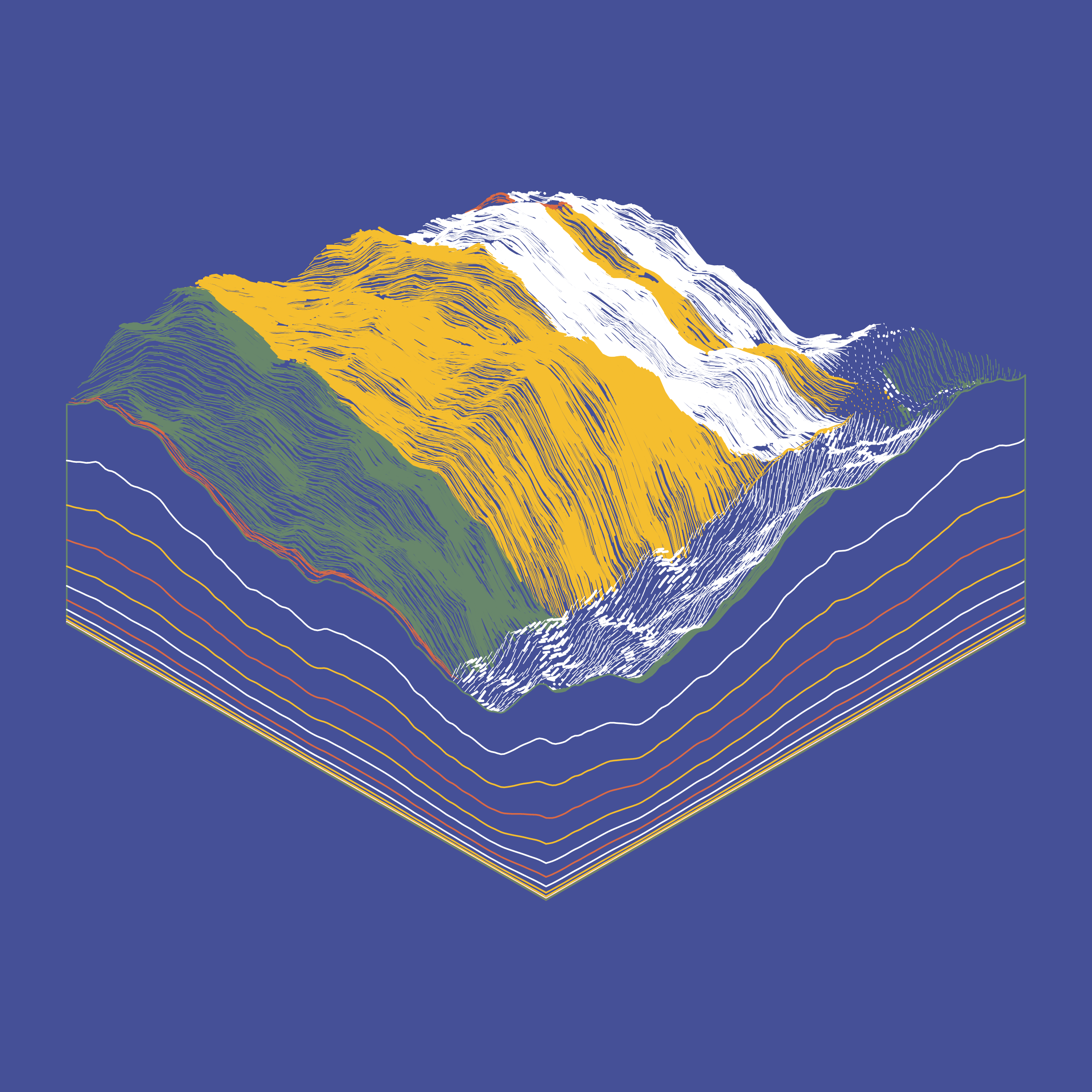 Art Blocks - Art Blocks v2 - Subscapes #316 - NFT # 53000316