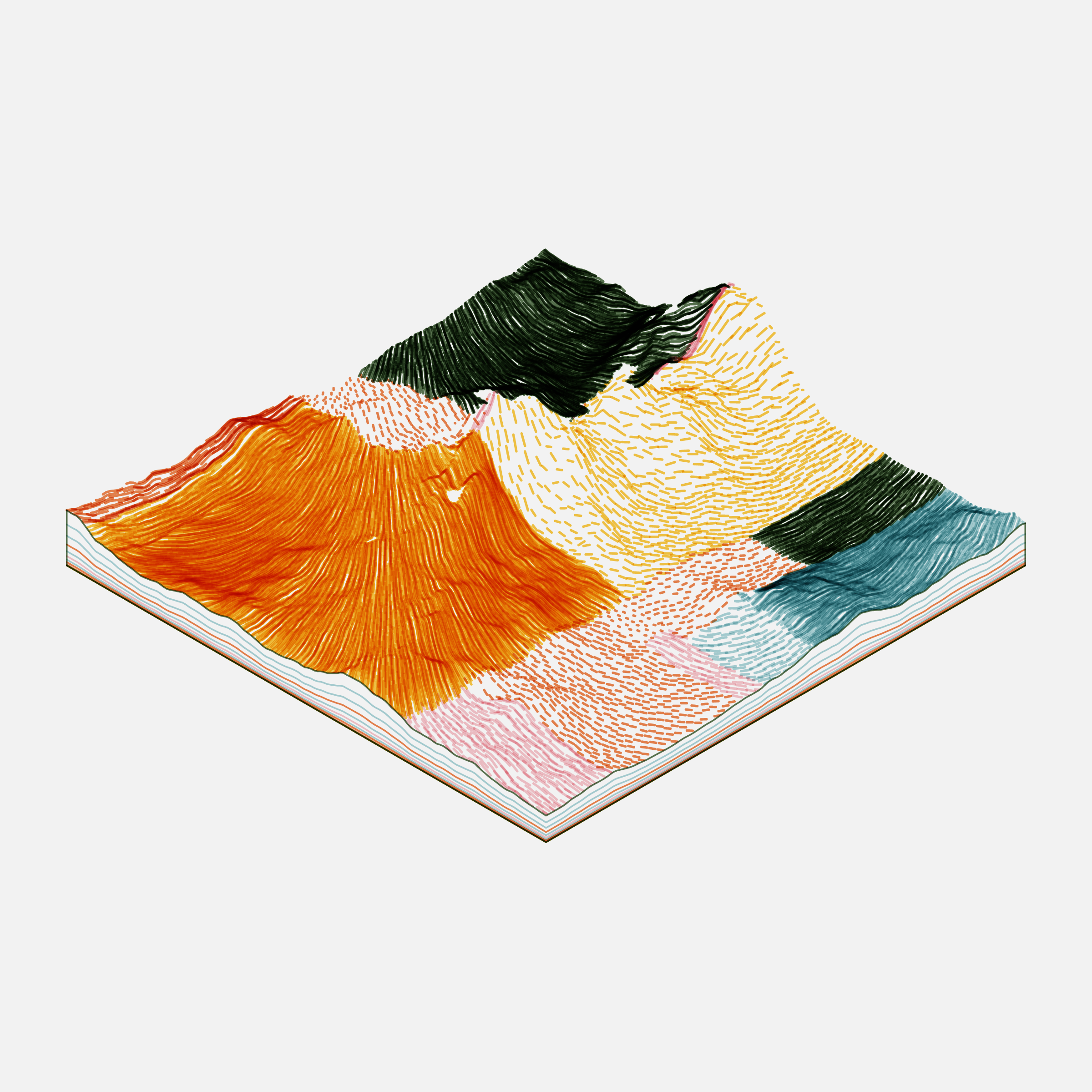 Art Blocks - Art Blocks v2 - Subscapes #318 - NFT # 53000318