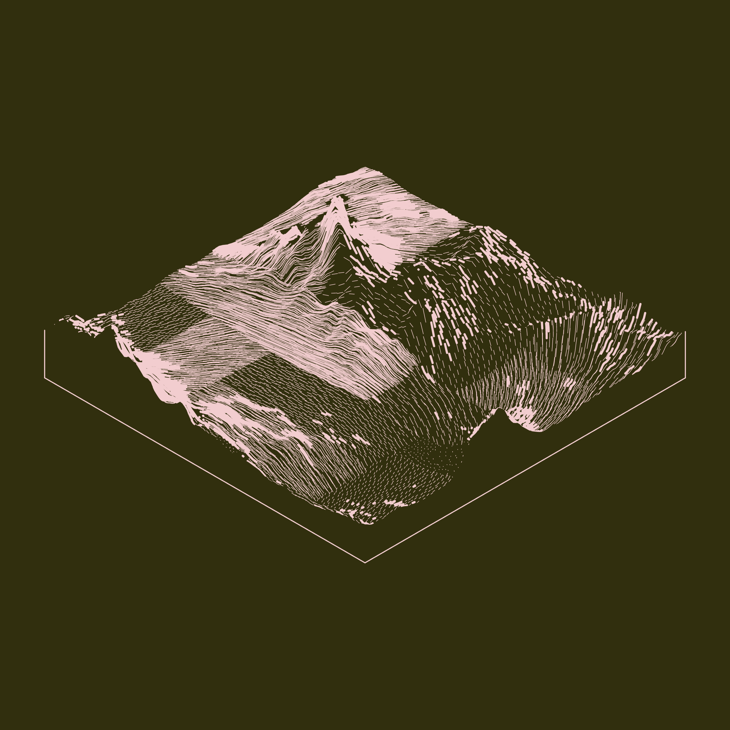 Art Blocks - Art Blocks v2 - Subscapes #319 - NFT # 53000319