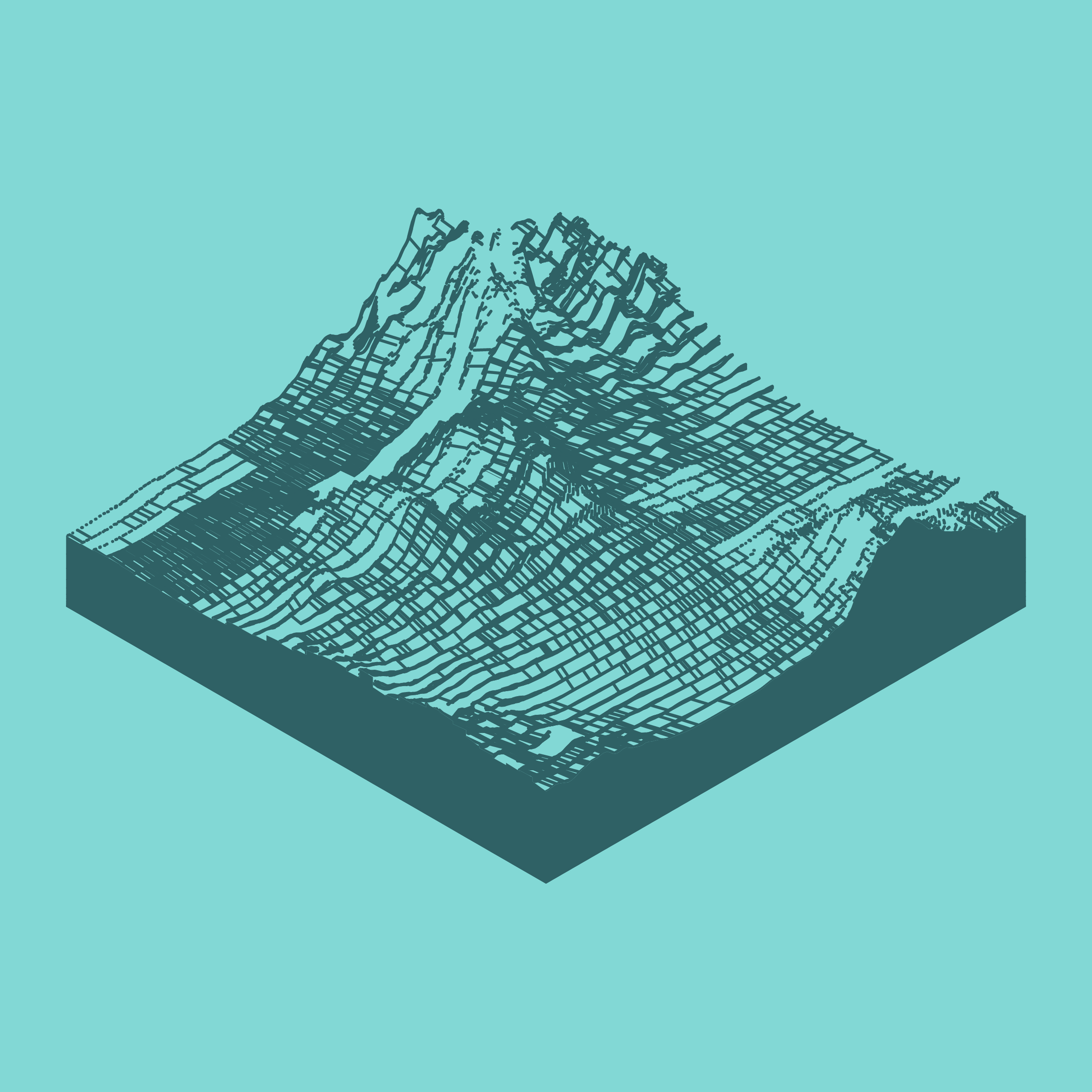 Art Blocks - Art Blocks v2 - Subscapes #321 - NFT # 53000321