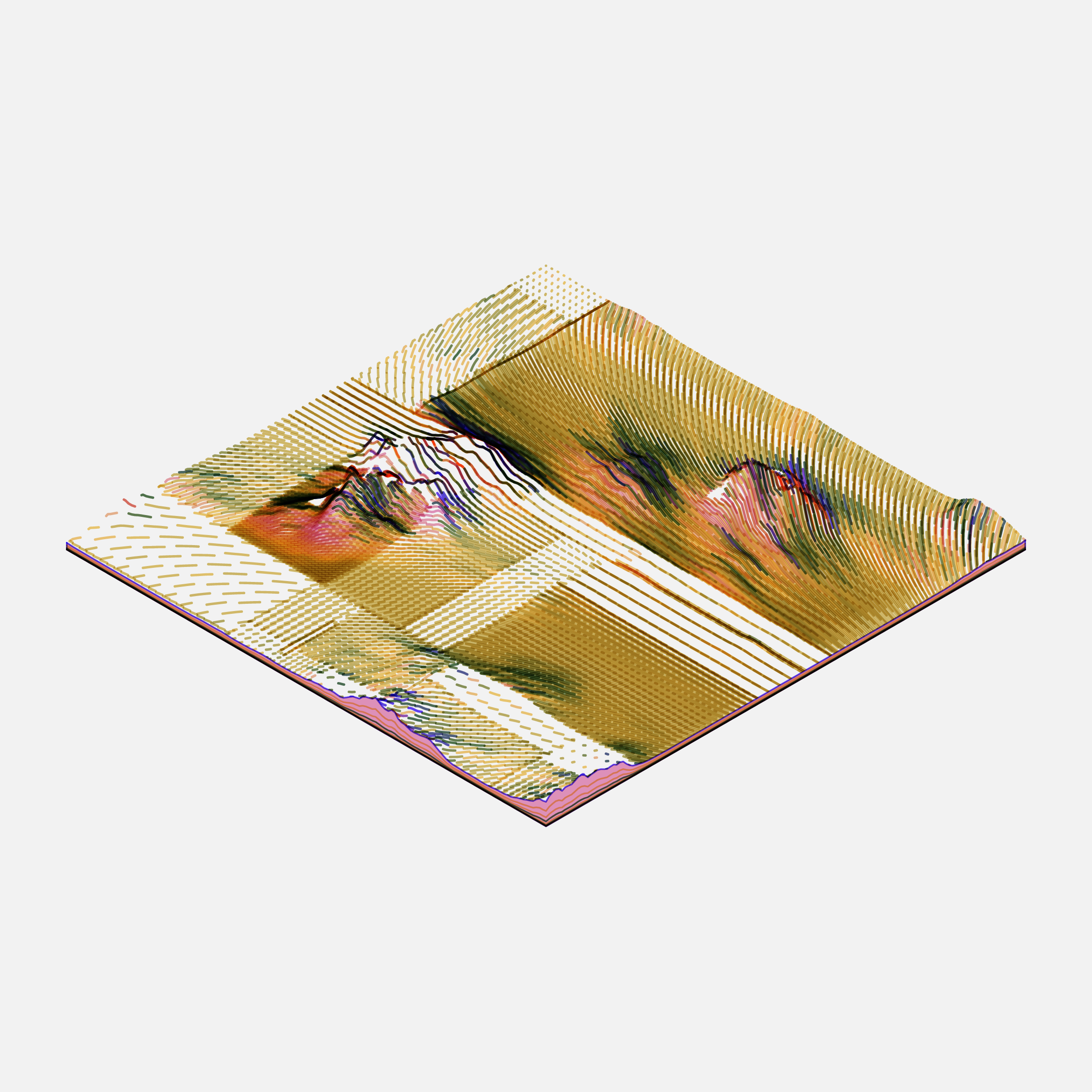 Art Blocks - Art Blocks v2 - Subscapes #324 - NFT # 53000324