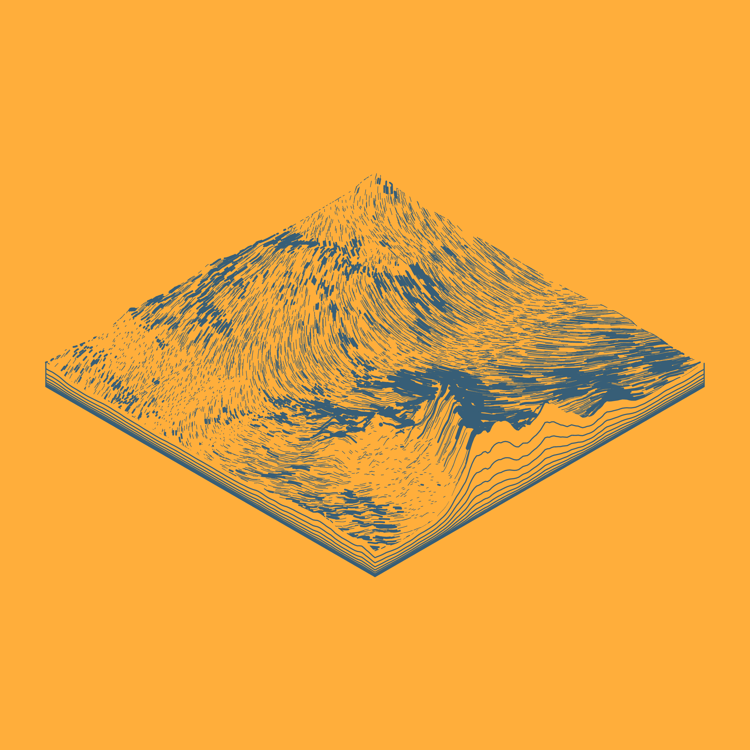 Art Blocks - Art Blocks v2 - Subscapes #327 - NFT # 53000327