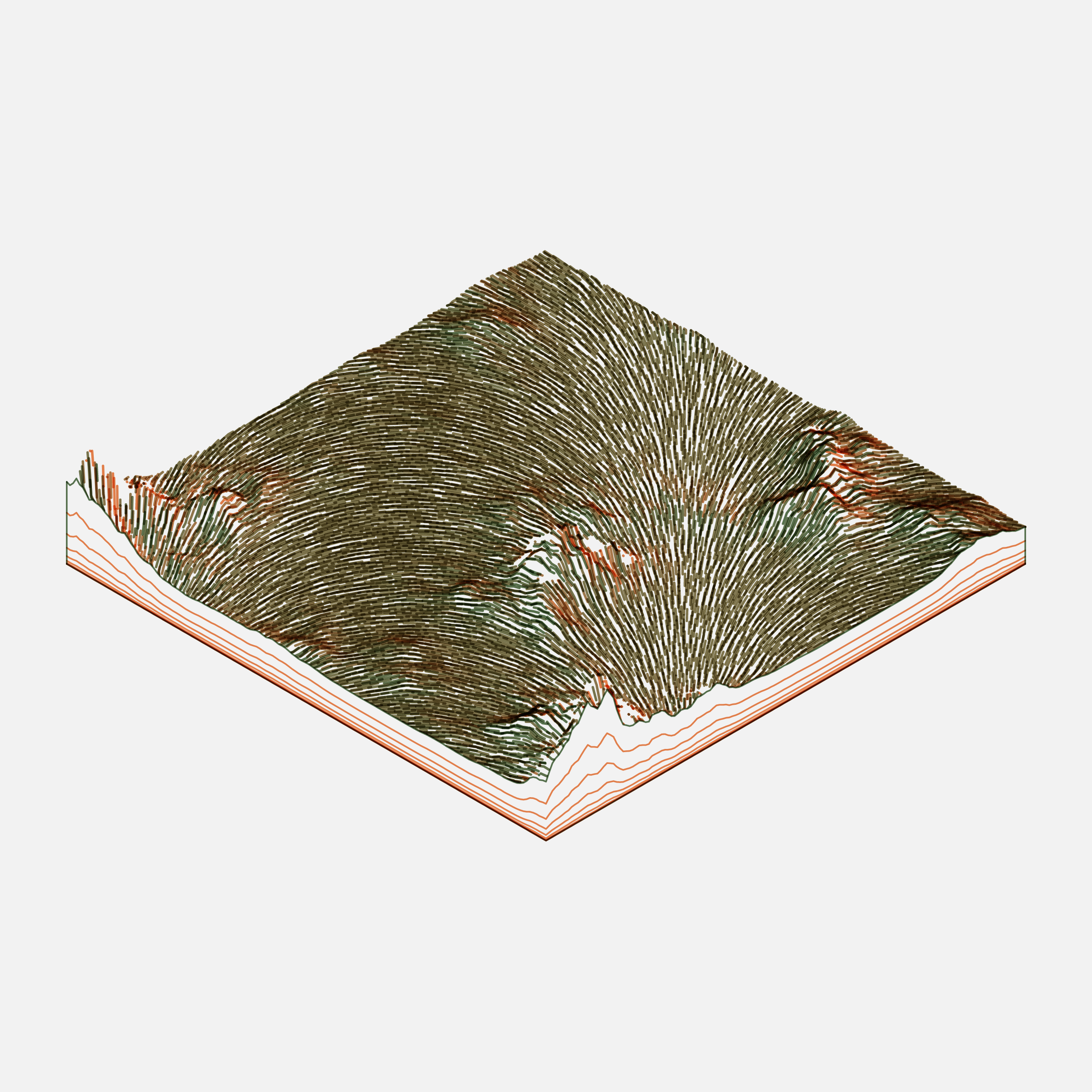 Art Blocks - Art Blocks v2 - Subscapes #328 - NFT # 53000328