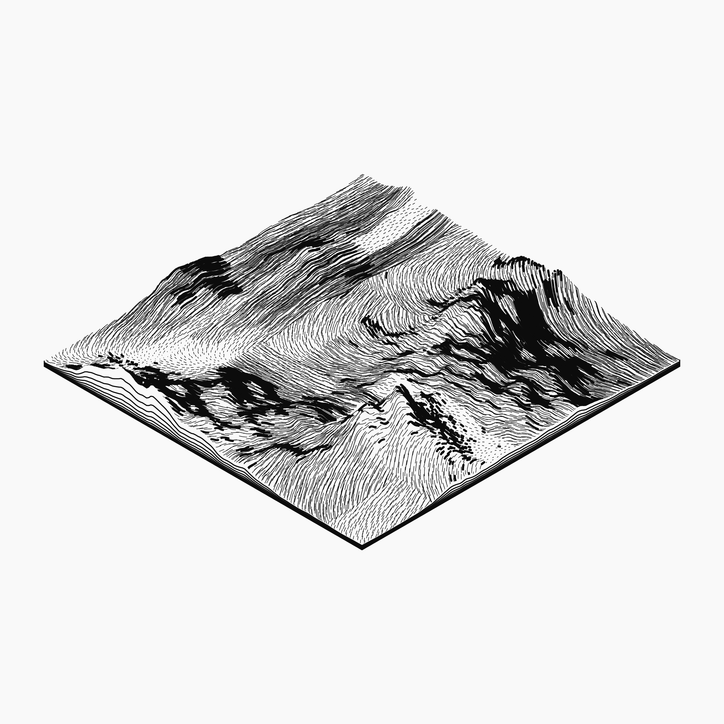 Art Blocks - Art Blocks v2 - Subscapes #329 - NFT # 53000329