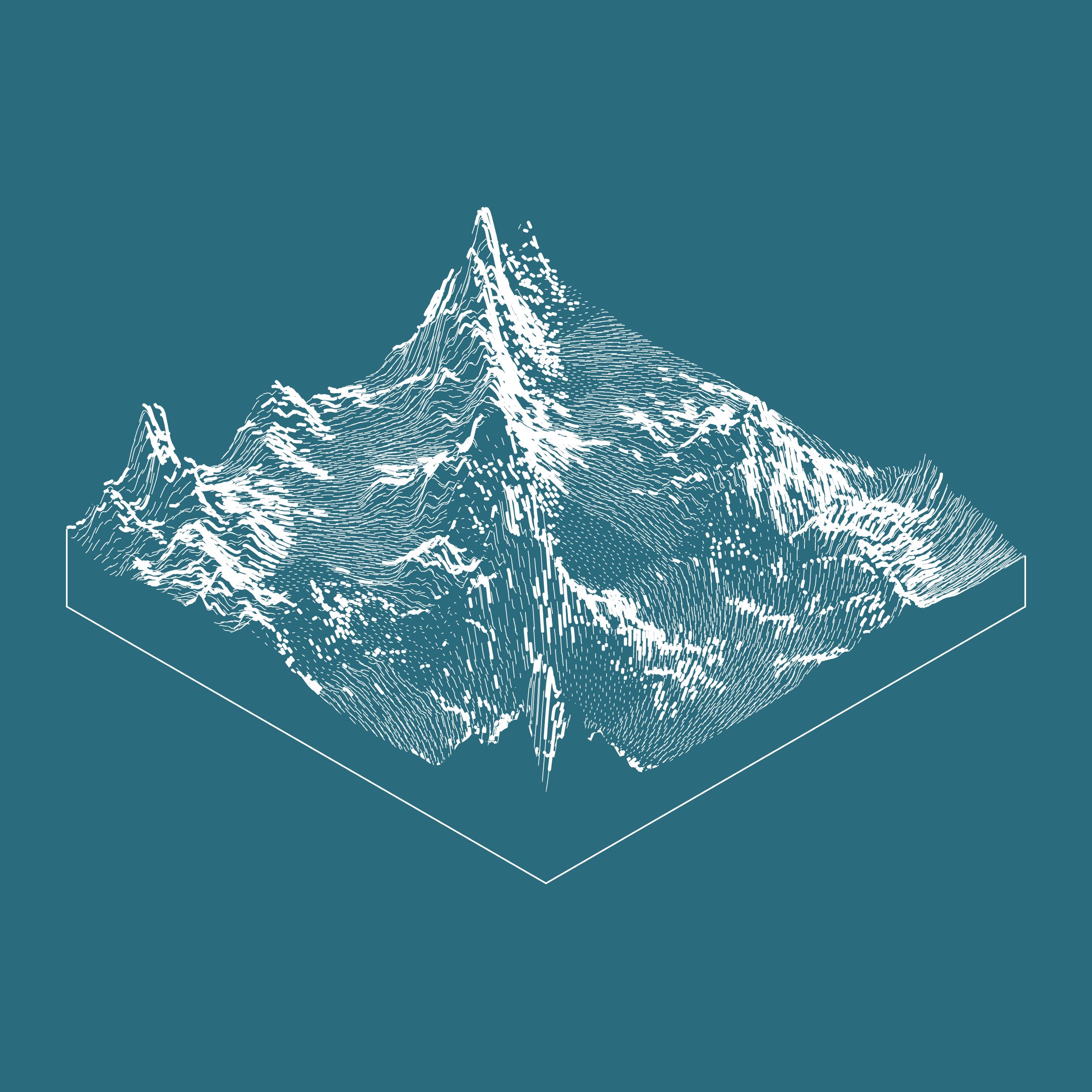 Art Blocks - Art Blocks v2 - Subscapes #331 - NFT # 53000331