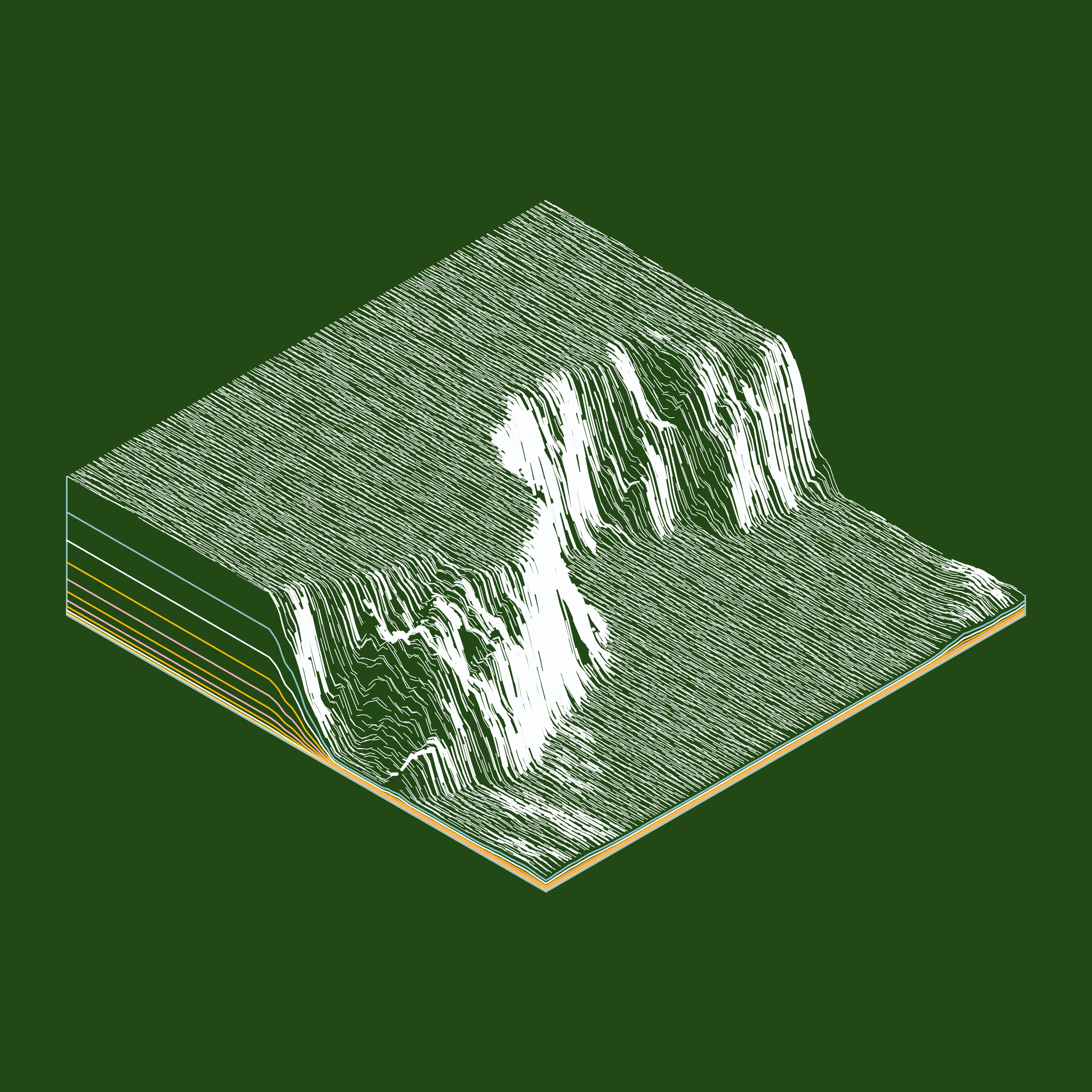 Art Blocks - Art Blocks v2 - Subscapes #332 - NFT # 53000332