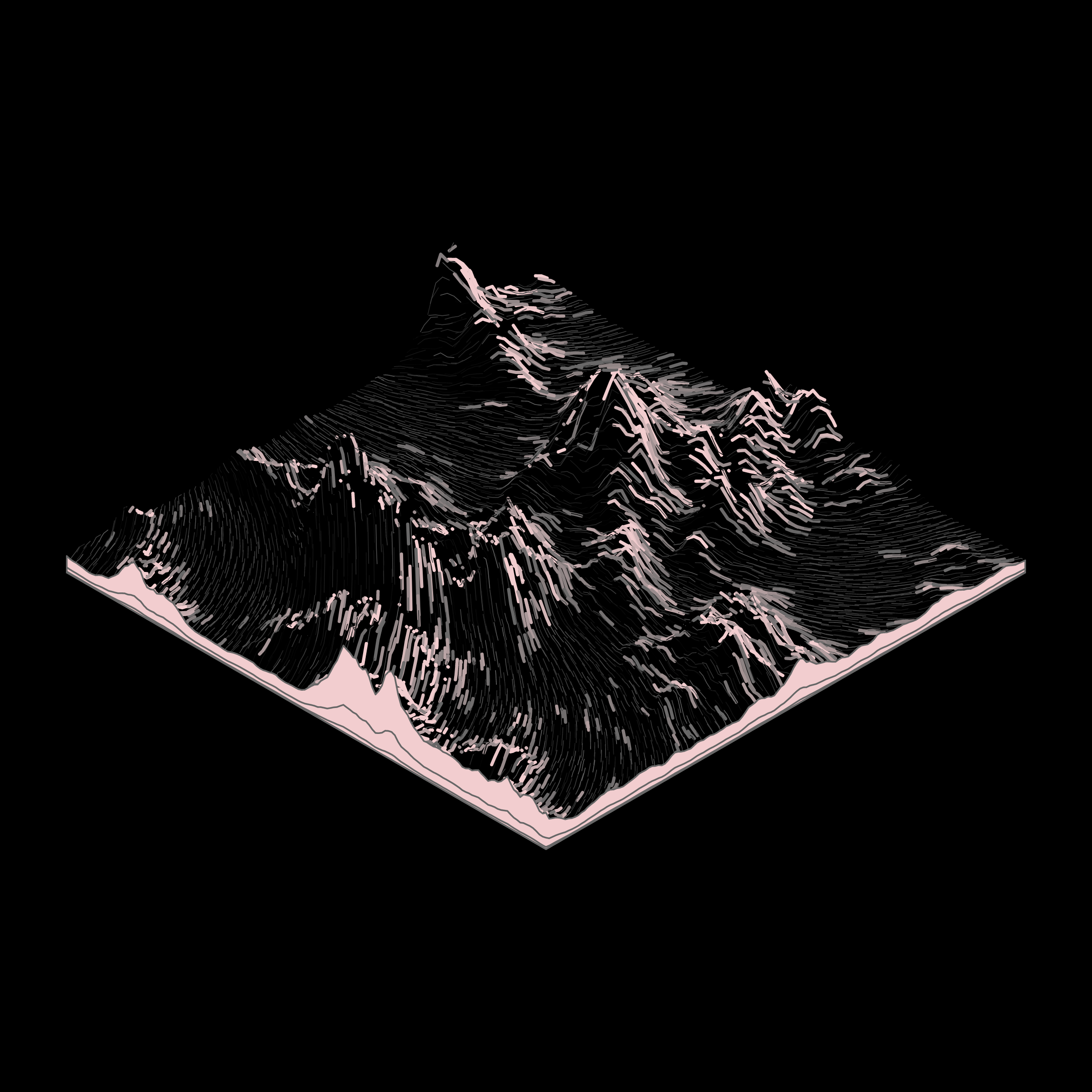 Art Blocks - Art Blocks v2 - Subscapes #333 - NFT # 53000333