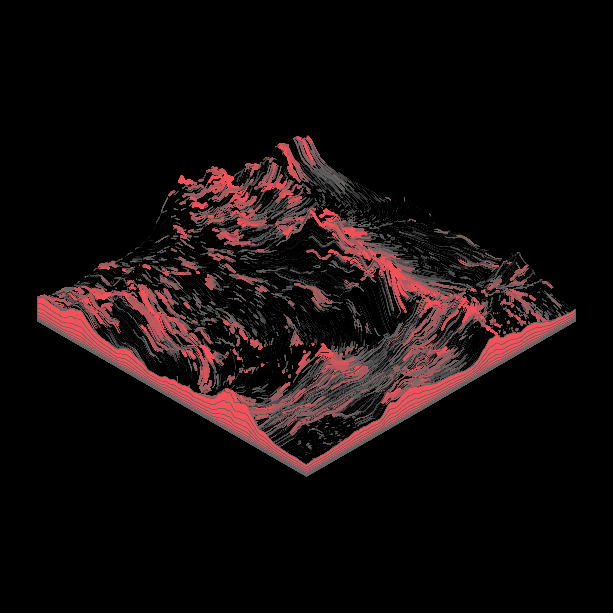 Art Blocks - Art Blocks v2 - Subscapes #336 - NFT # 53000336