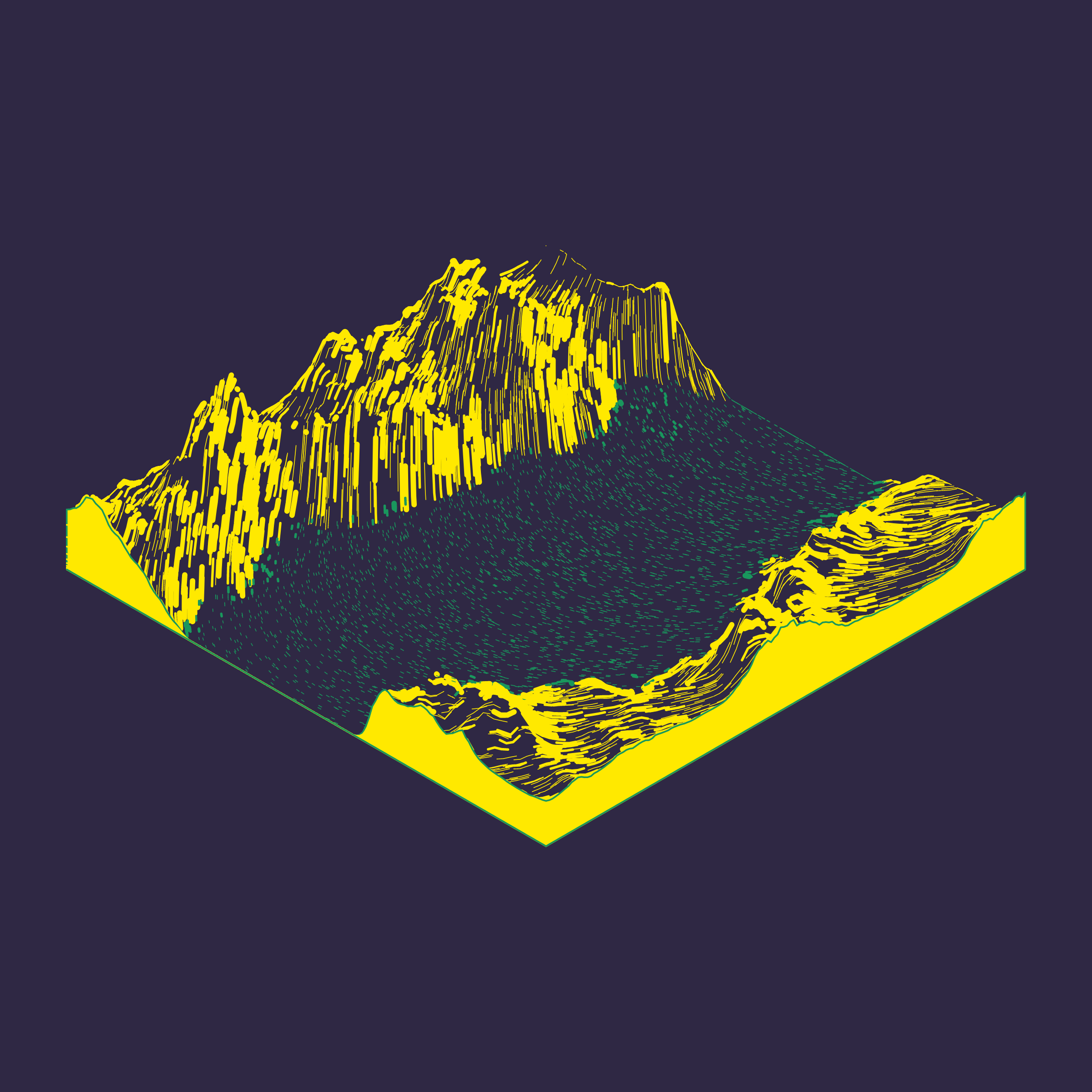 Art Blocks - Art Blocks v2 - Subscapes #337 - NFT # 53000337