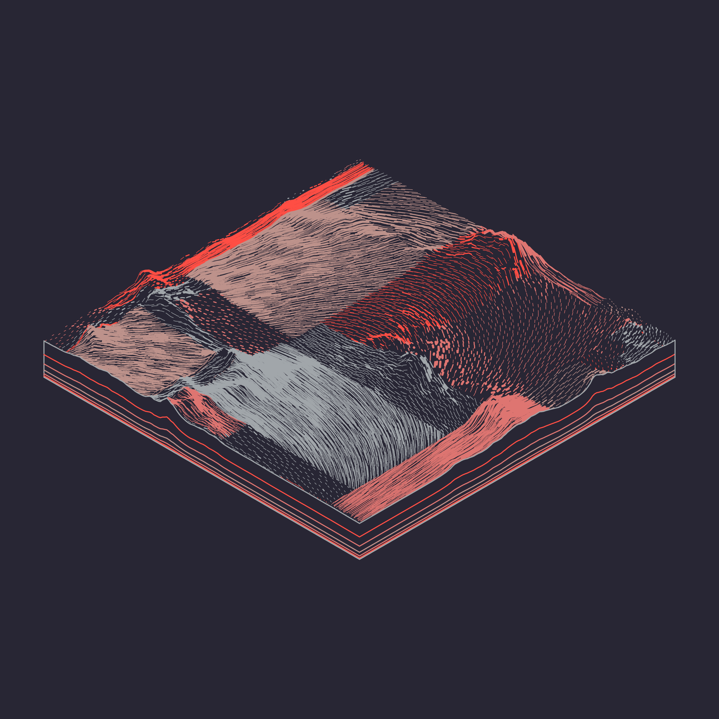 Art Blocks - Art Blocks v2 - Subscapes #339 - NFT # 53000339