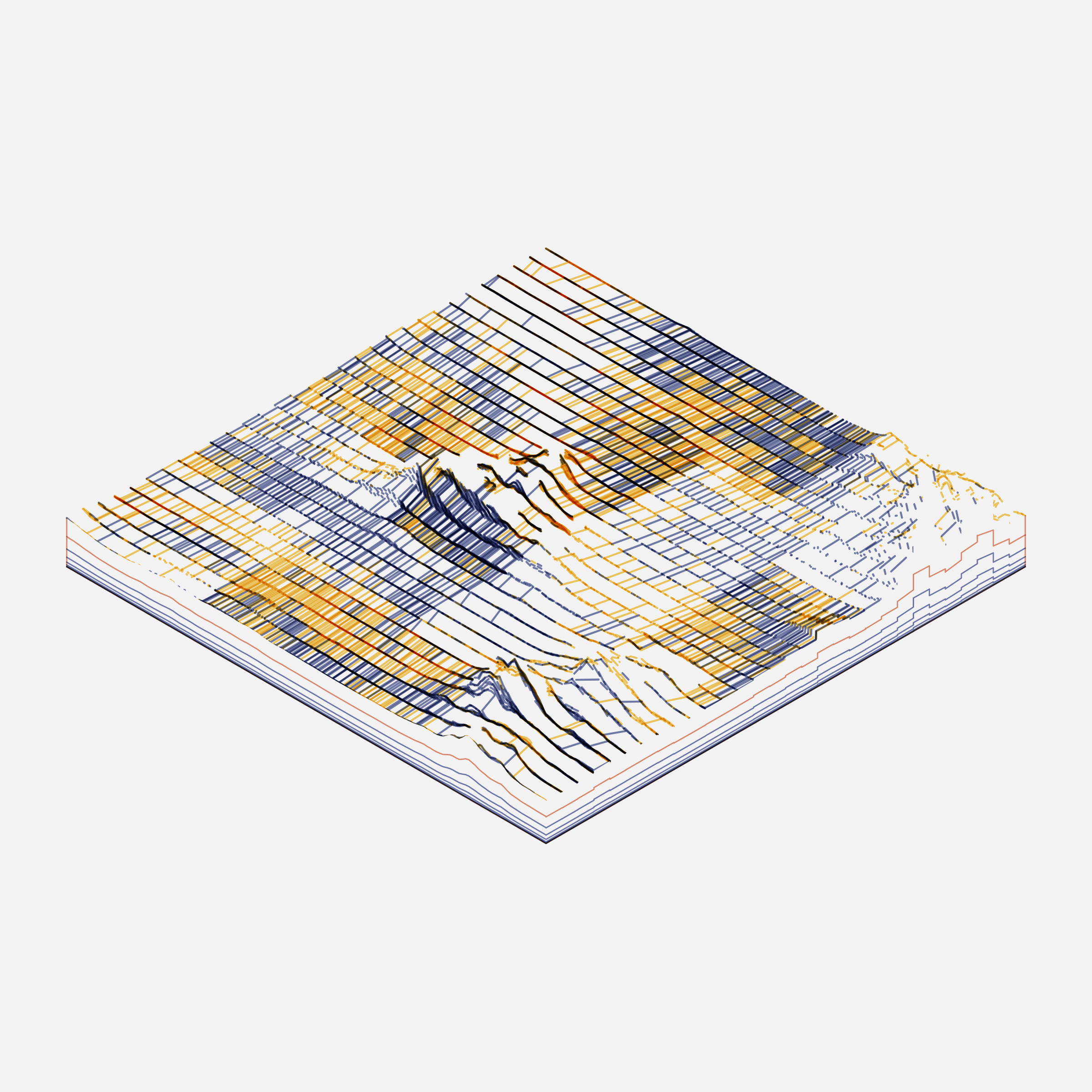 Art Blocks - Art Blocks v2 - Subscapes #346 - NFT # 53000346