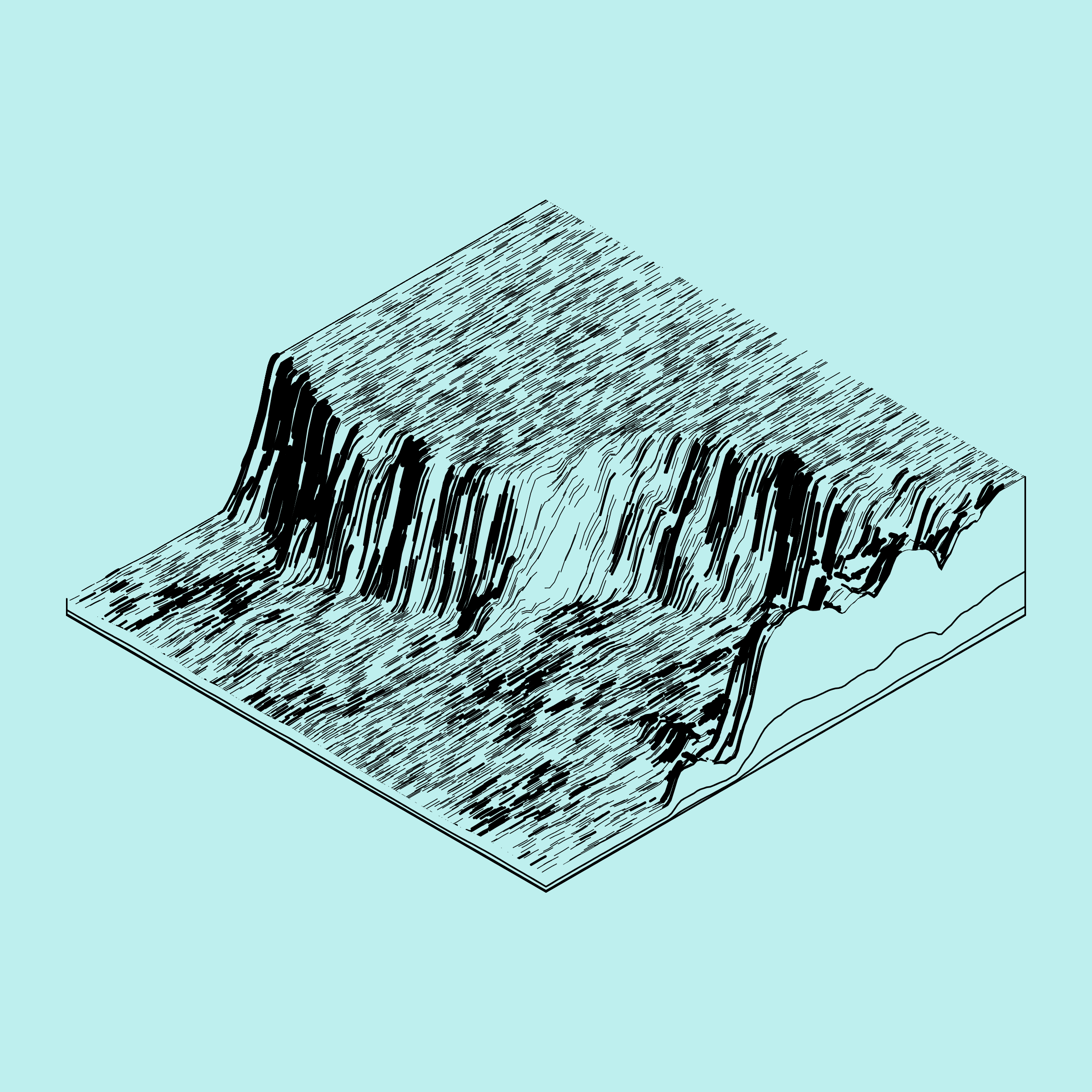 Art Blocks - Art Blocks v2 - Subscapes #347 - NFT # 53000347