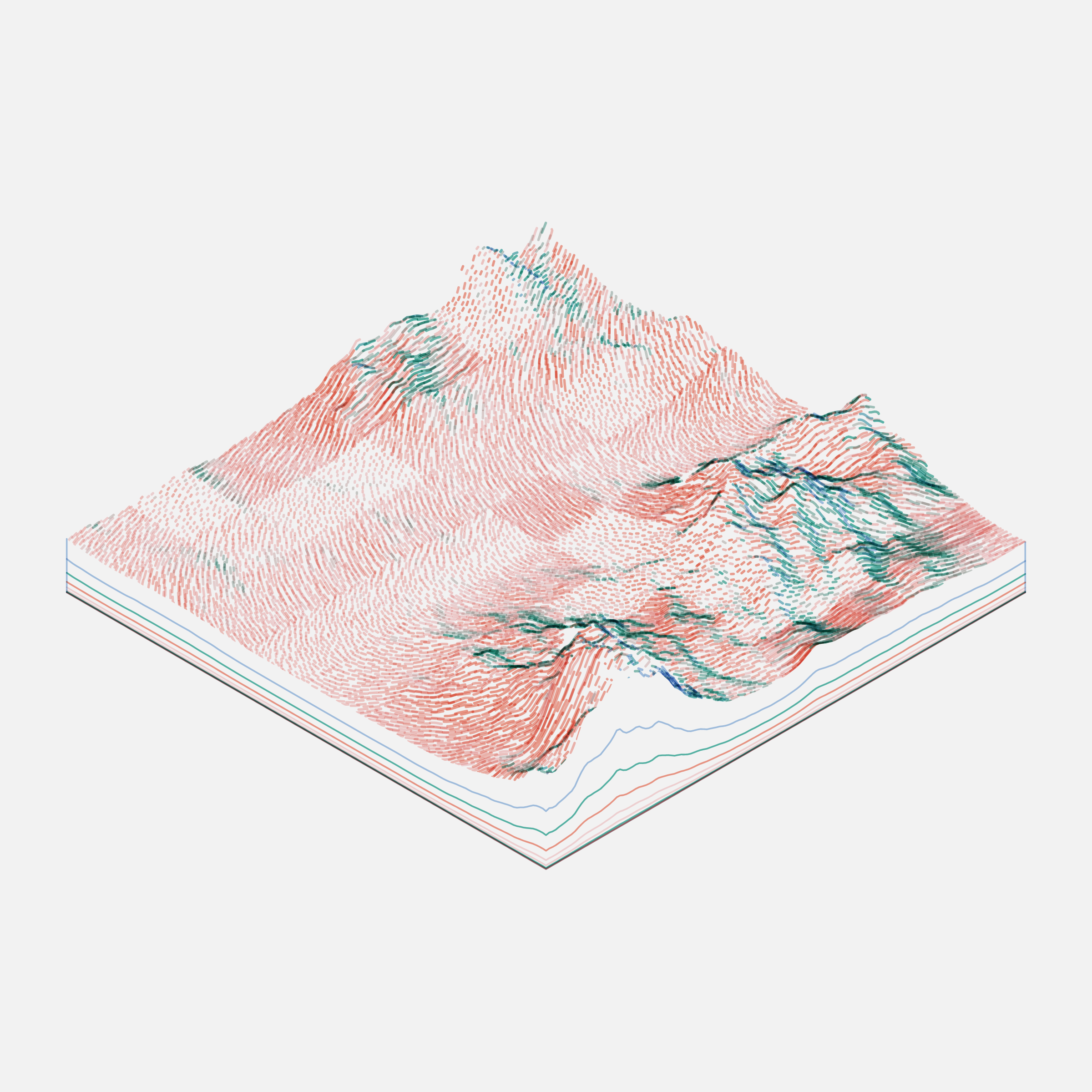 Art Blocks - Art Blocks v2 - Subscapes #348 - NFT # 53000348