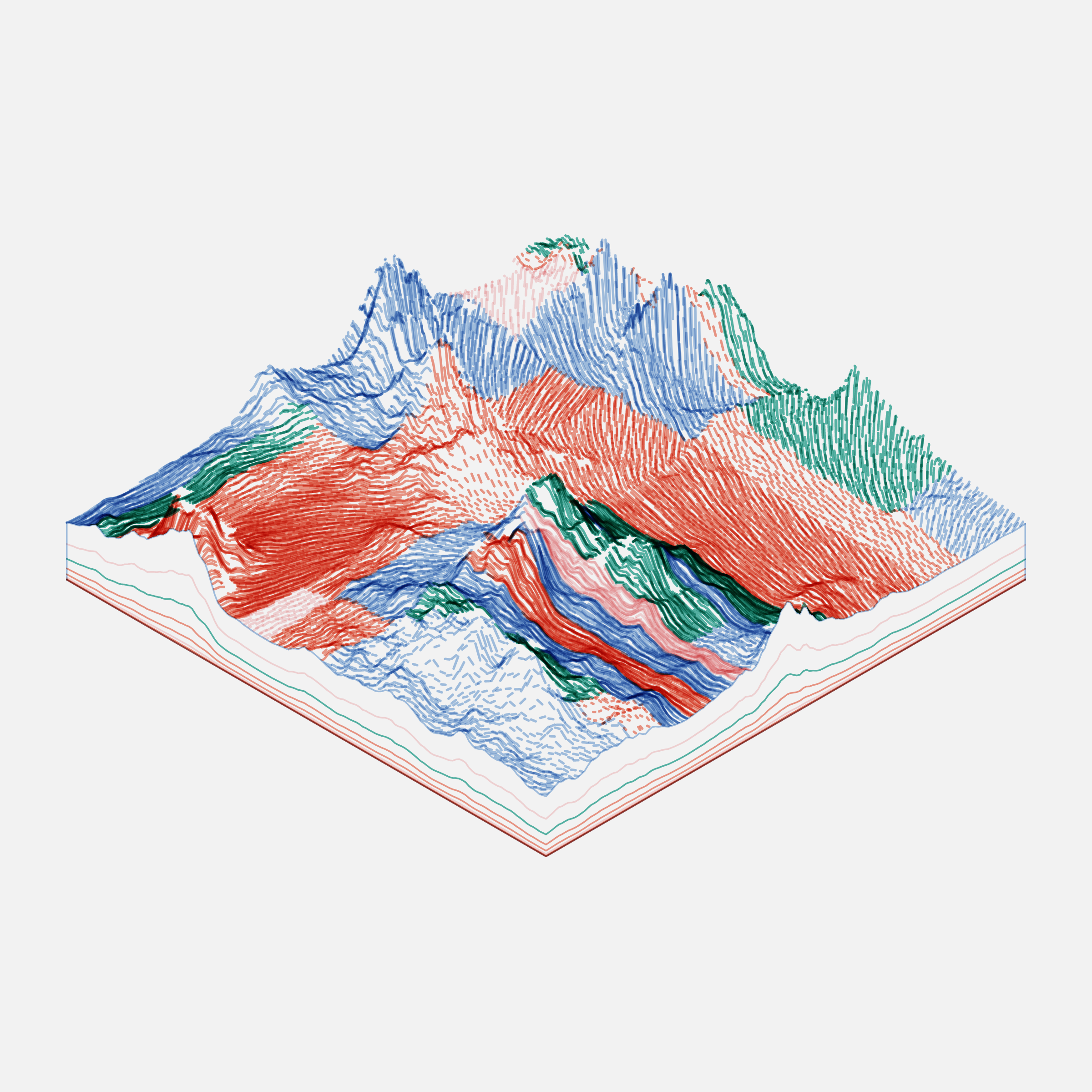 Art Blocks - Art Blocks v2 - Subscapes #351 - NFT # 53000351