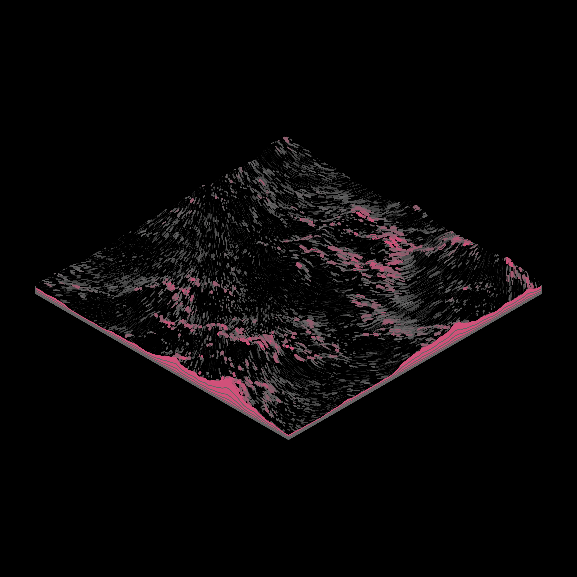 Art Blocks - Art Blocks v2 - Subscapes #352 - NFT # 53000352