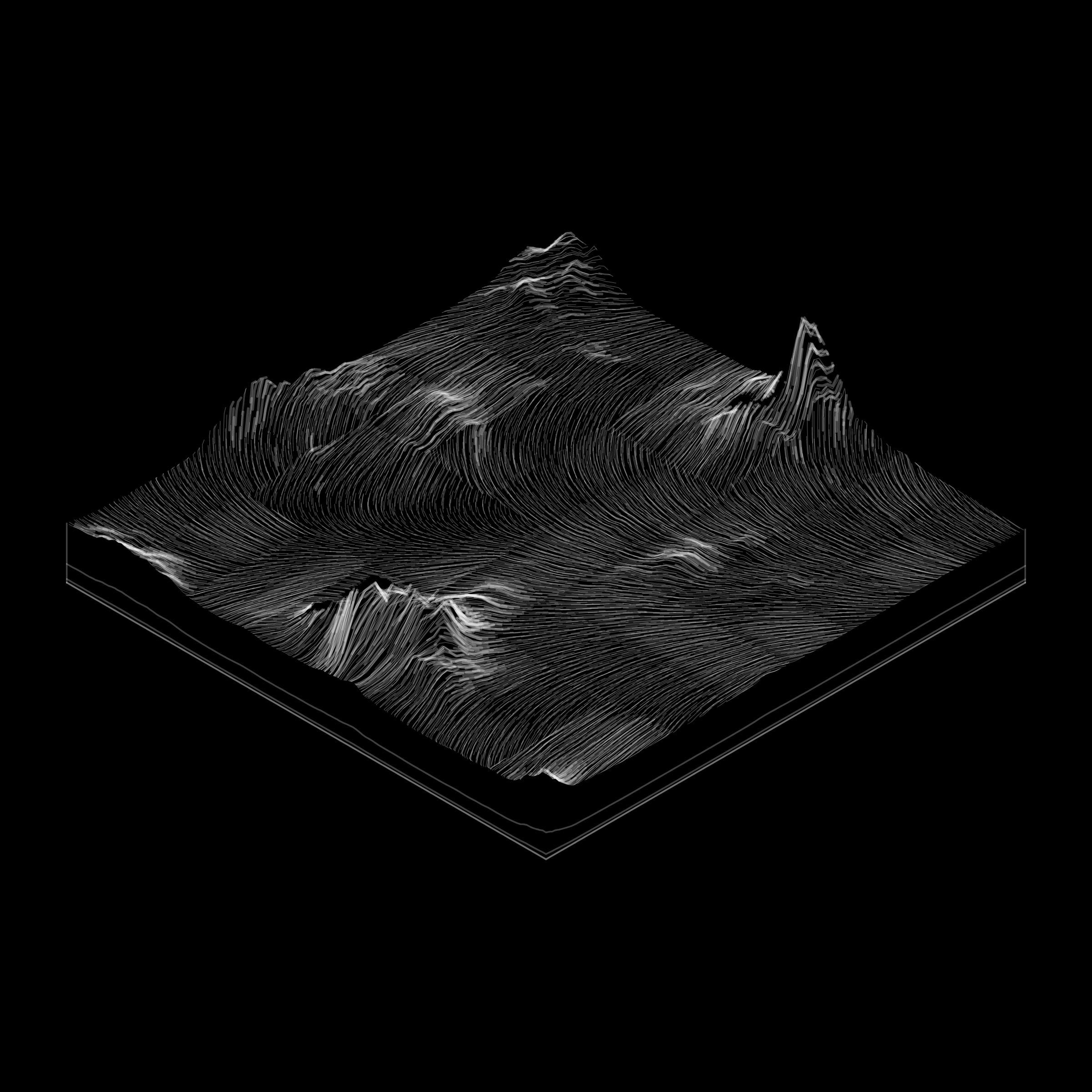 Art Blocks - Art Blocks v2 - Subscapes #354 - NFT # 53000354