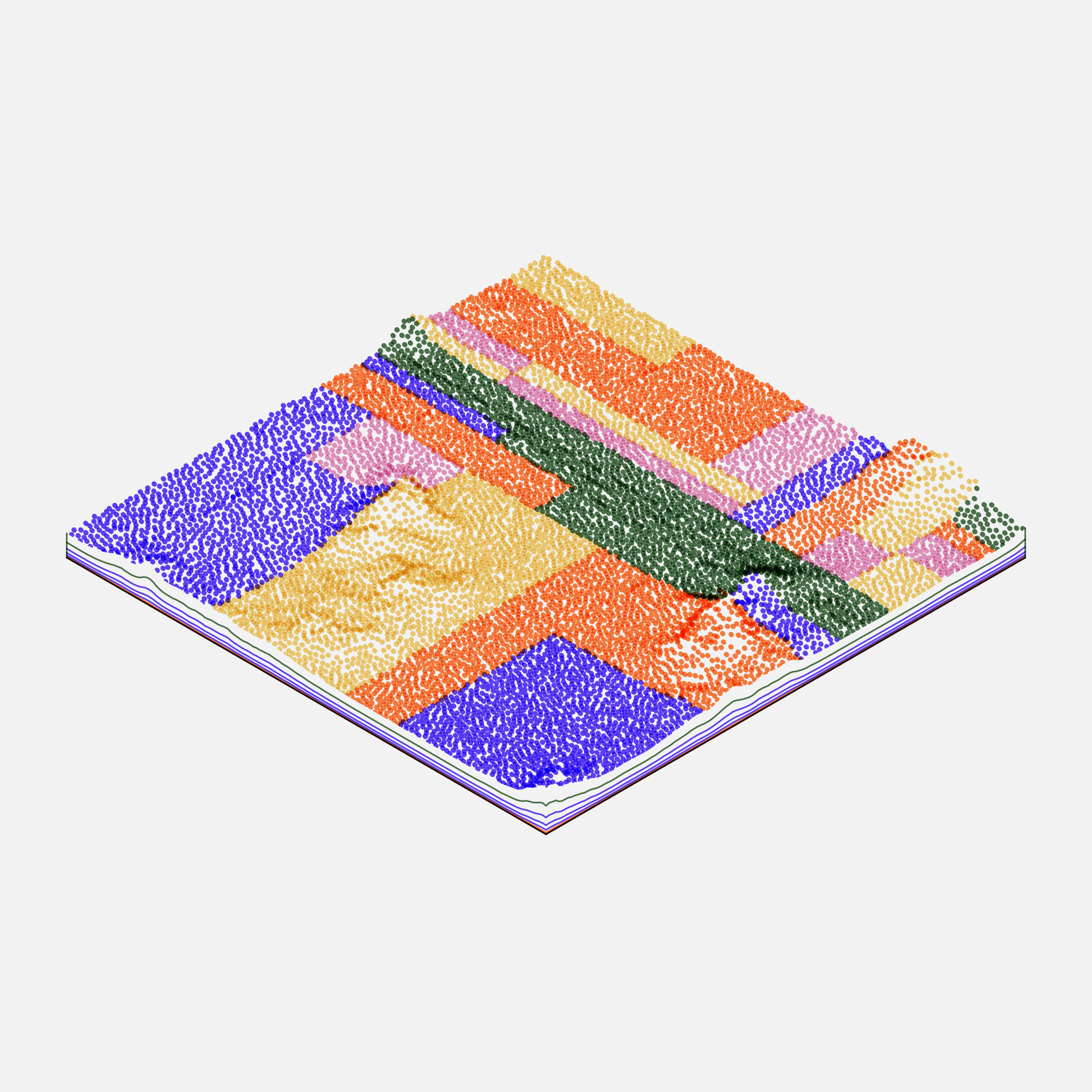 Art Blocks - Art Blocks v2 - Subscapes #355 - NFT # 53000355
