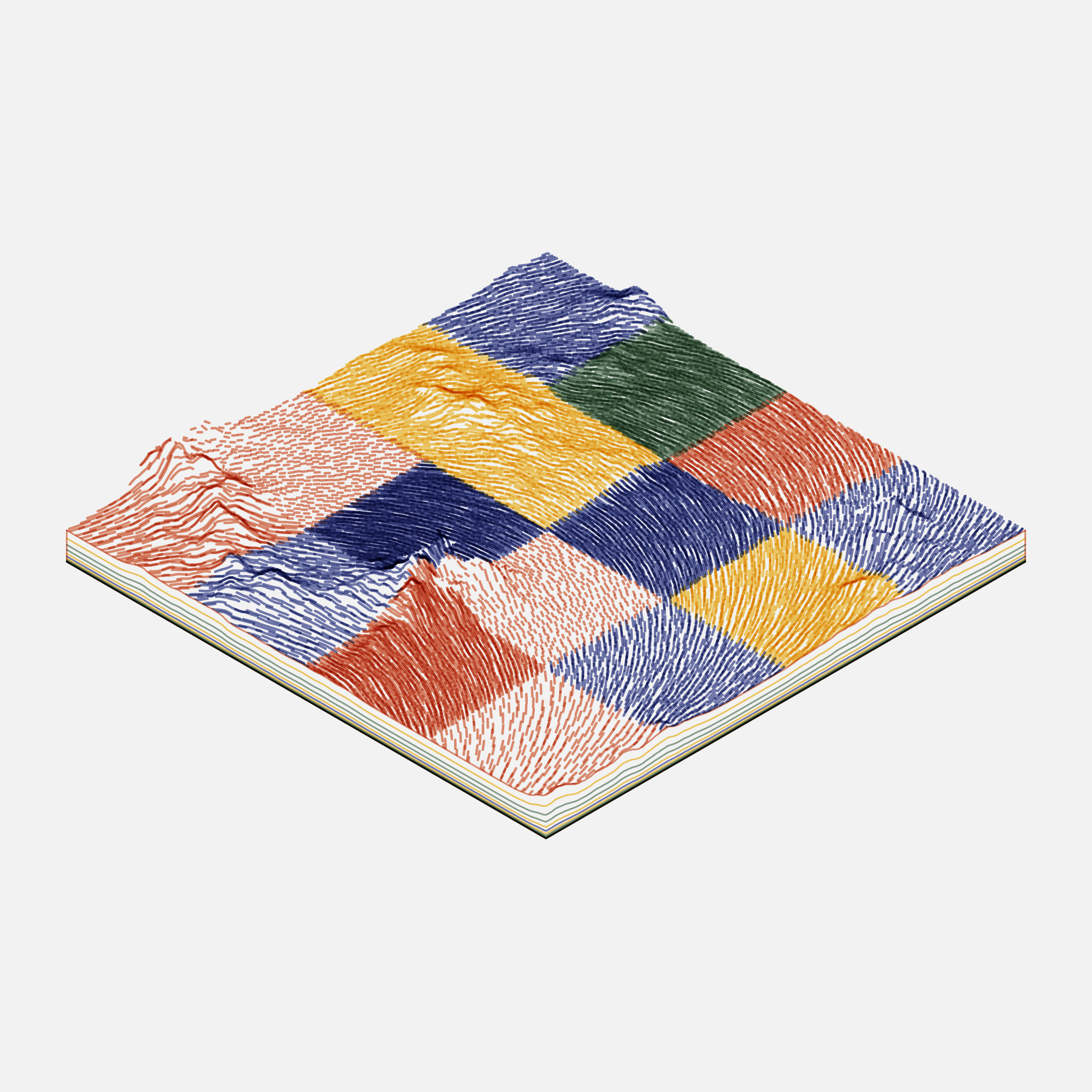 Art Blocks - Art Blocks v2 - Subscapes #356 - NFT # 53000356