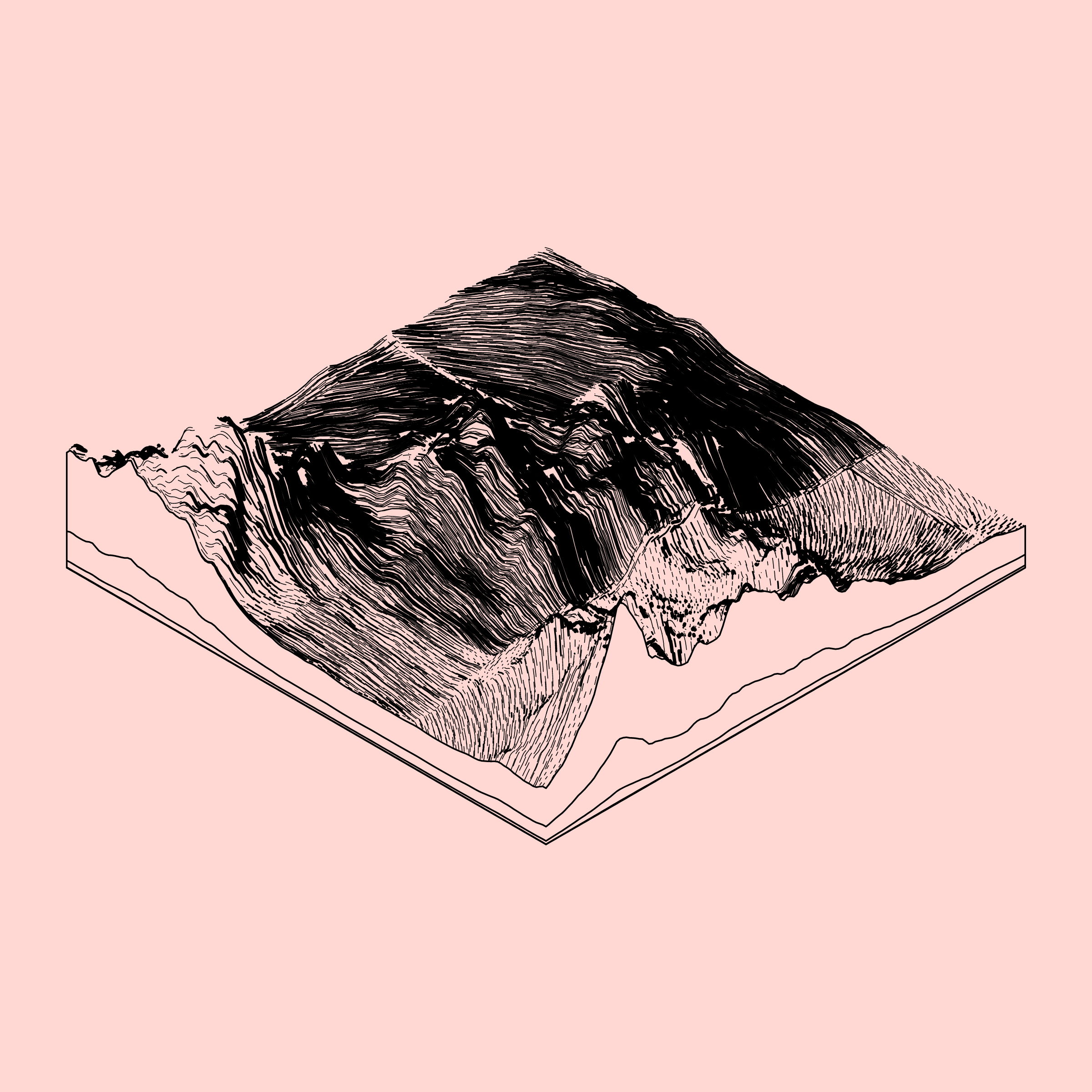 Art Blocks - Art Blocks v2 - Subscapes #373 - NFT # 53000373