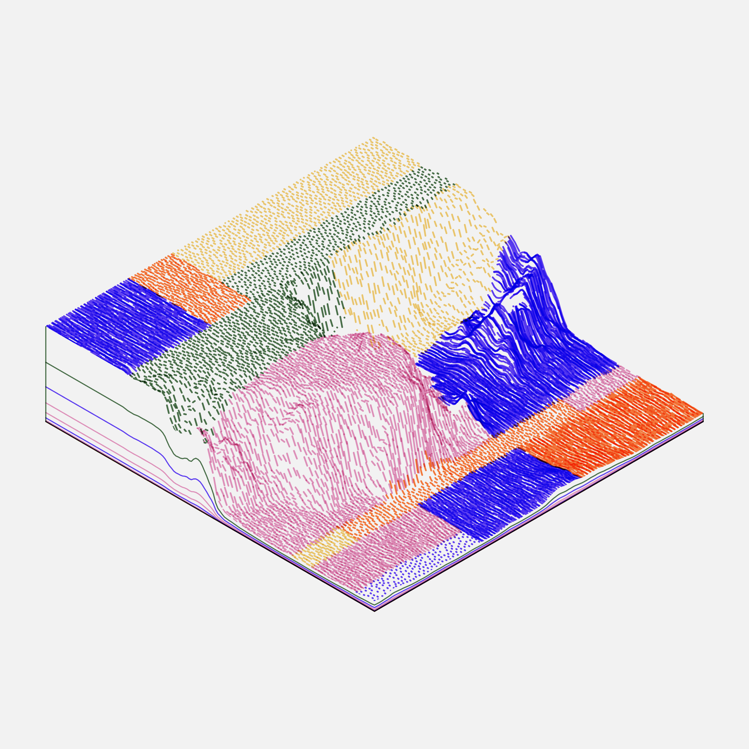 Art Blocks - Art Blocks v2 - Subscapes #375 - NFT # 53000375