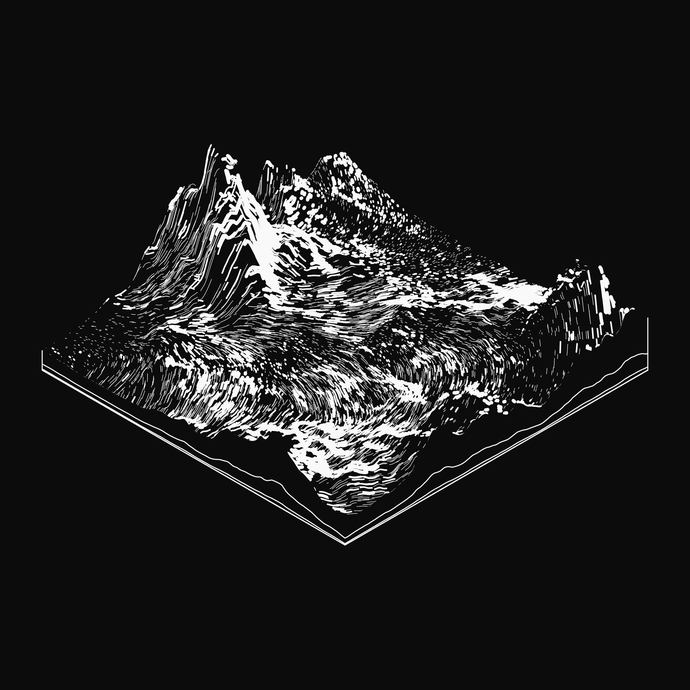 Art Blocks - Art Blocks v2 - Subscapes #378 - NFT # 53000378