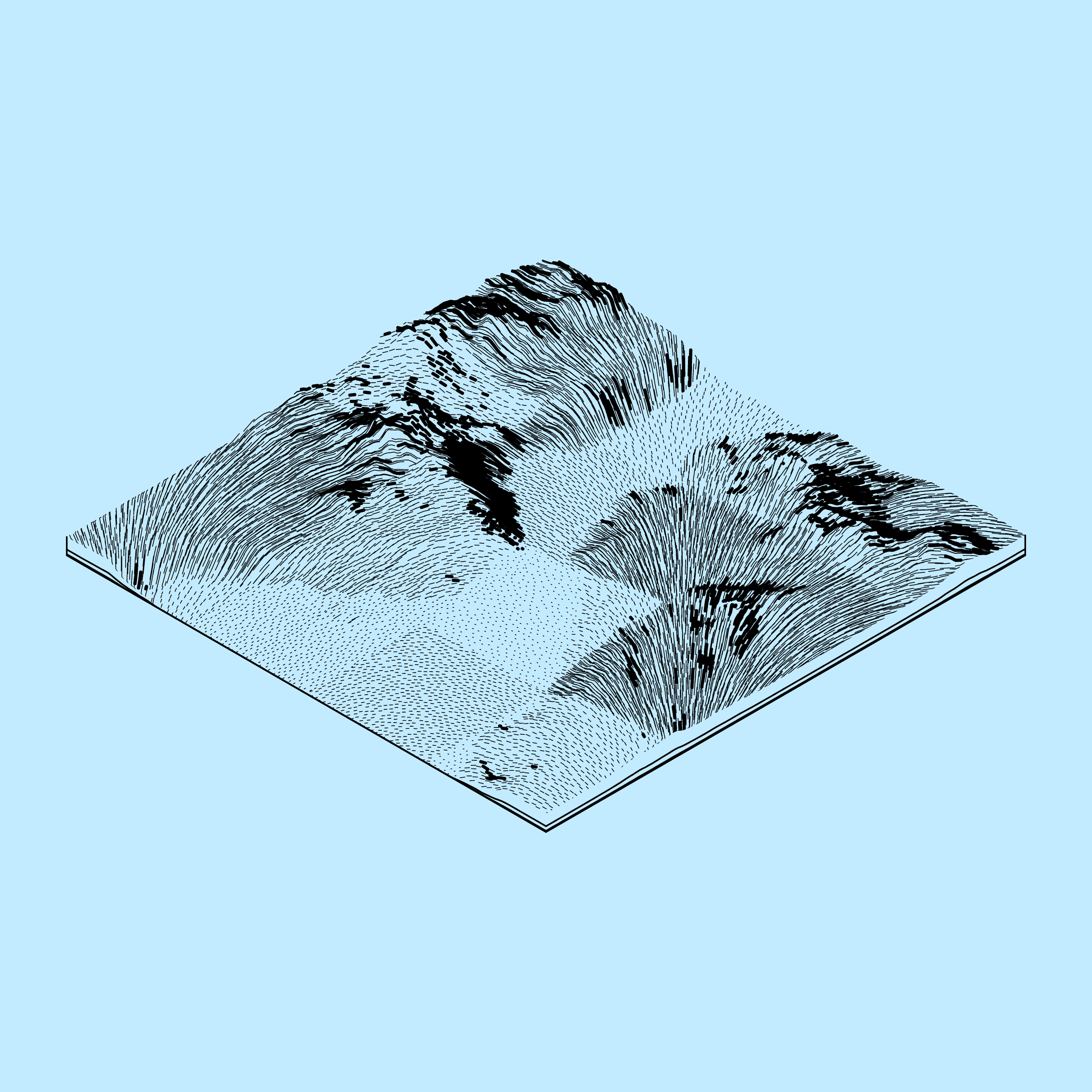 Art Blocks - Art Blocks v2 - Subscapes #380 - NFT # 53000380