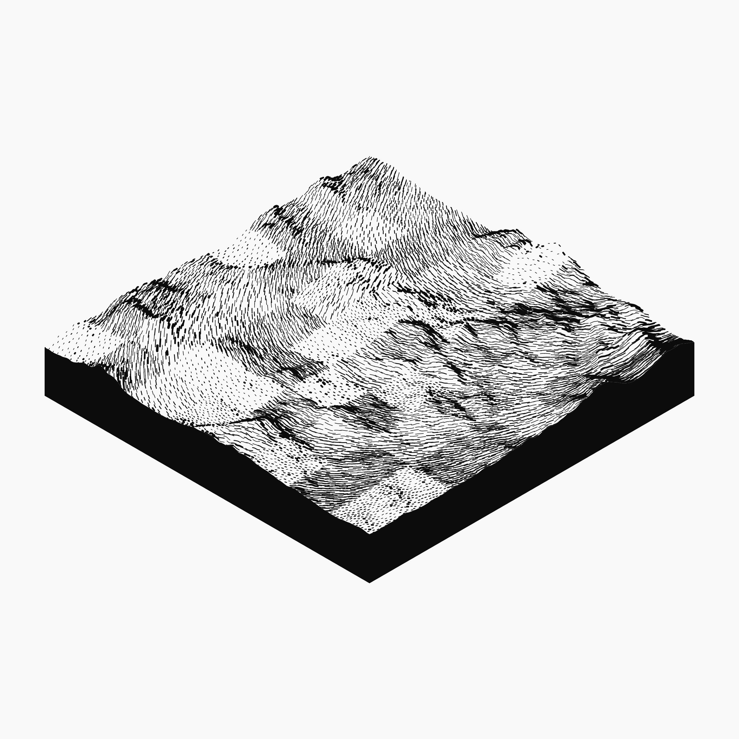 Art Blocks - Art Blocks v2 - Subscapes #383 - NFT # 53000383