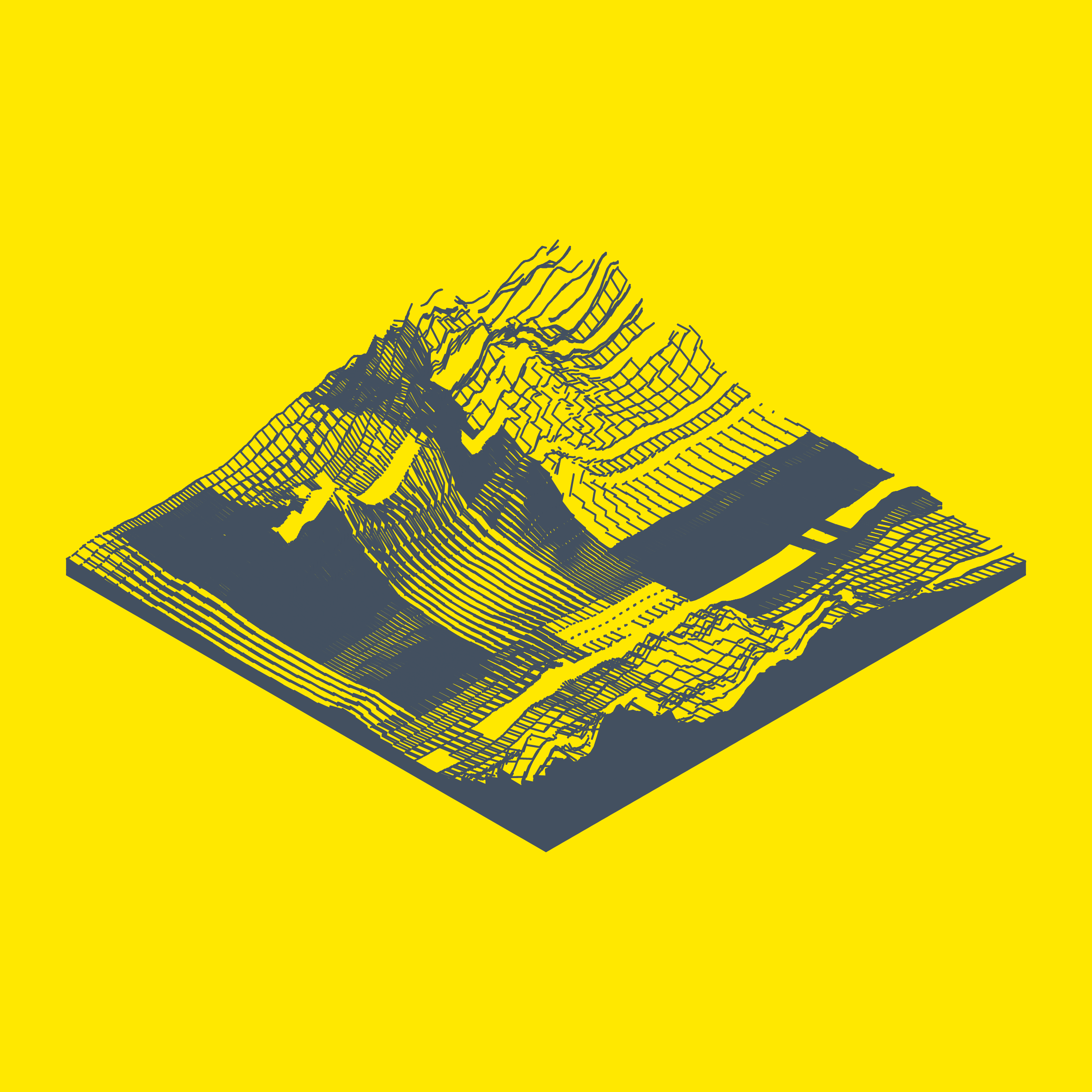 Art Blocks - Art Blocks v2 - Subscapes #386 - NFT # 53000386