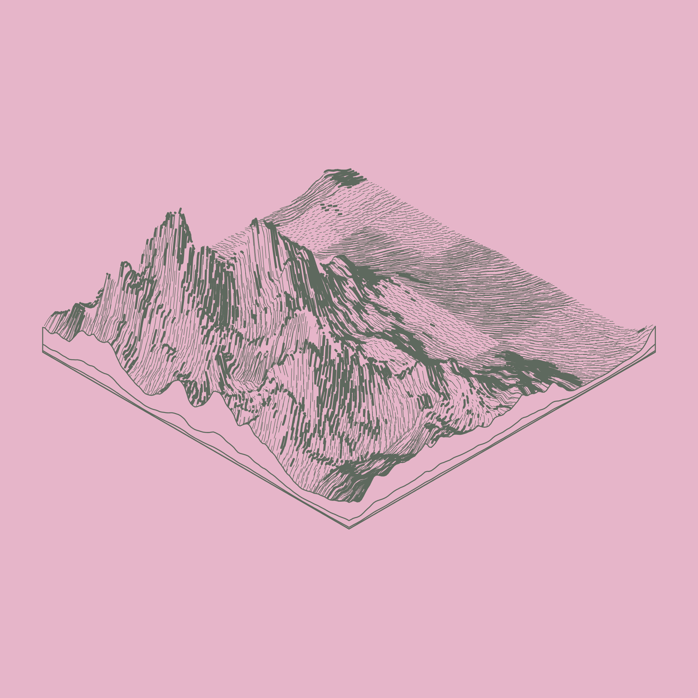 Art Blocks - Art Blocks v2 - Subscapes #387 - NFT # 53000387