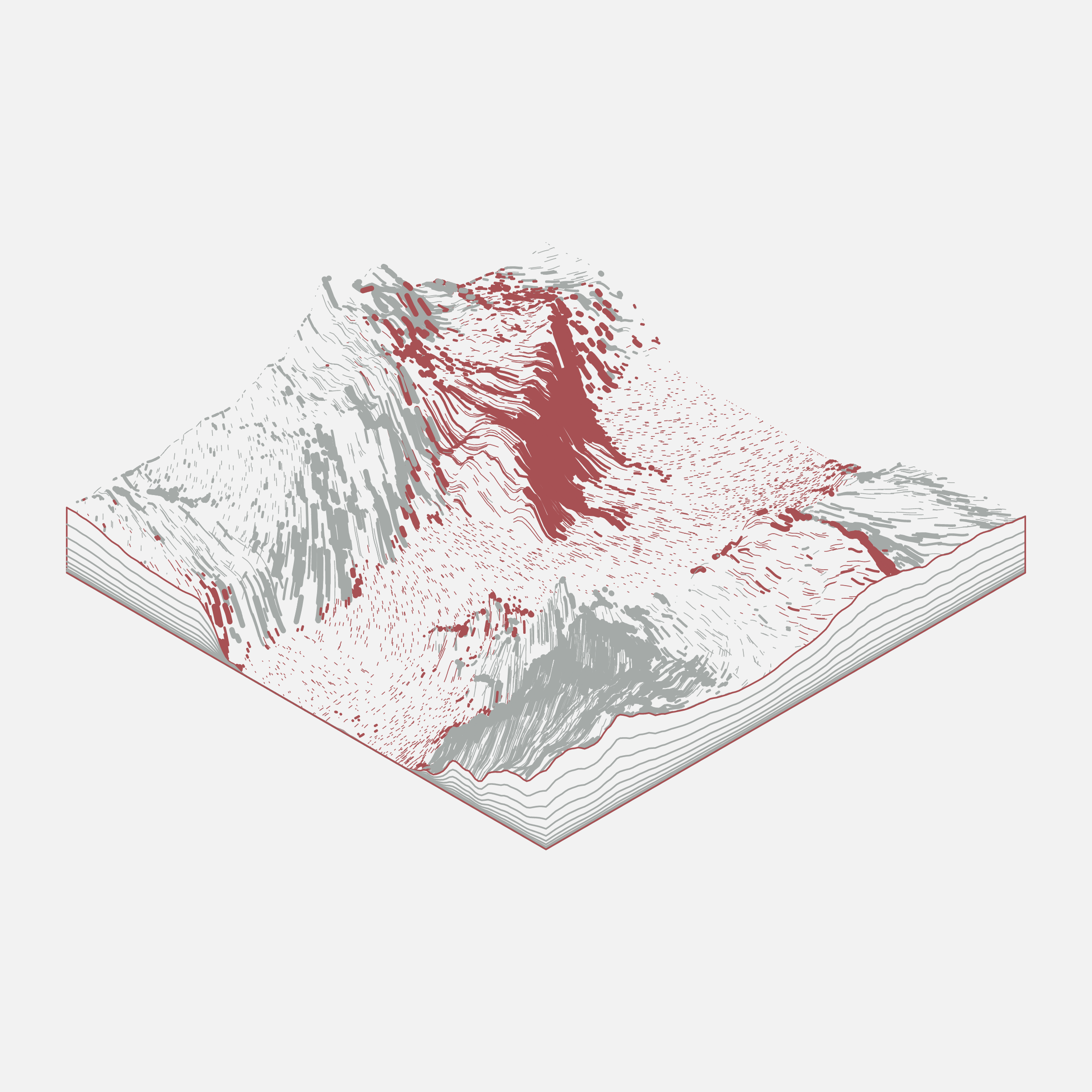 Art Blocks - Art Blocks v2 - Subscapes #390 - NFT # 53000390