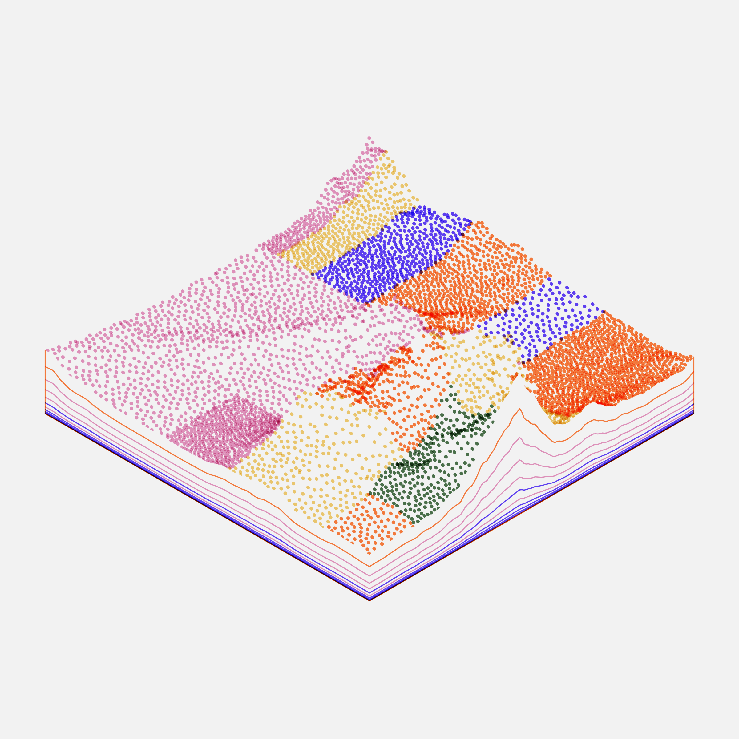 Art Blocks - Art Blocks v2 - Subscapes #395 - NFT # 53000395