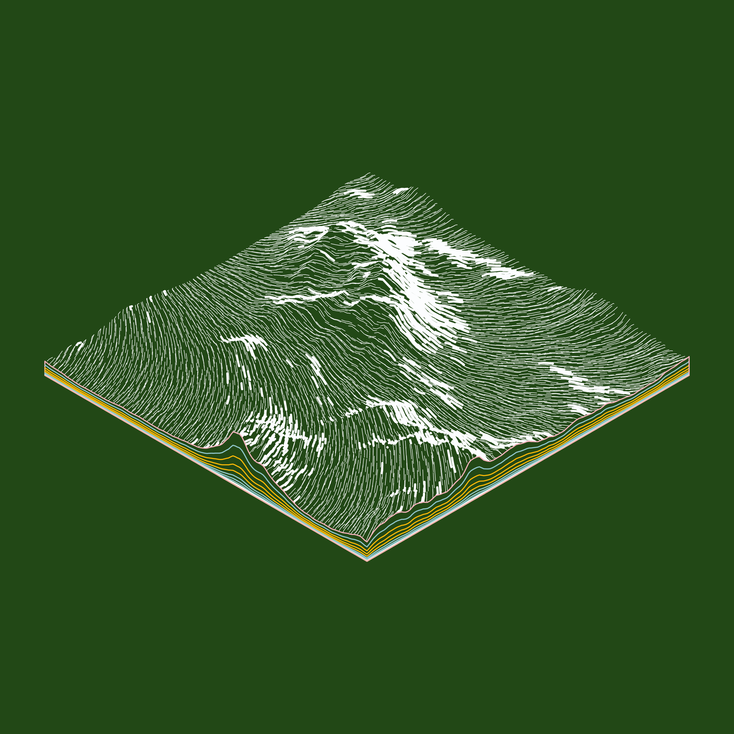 Art Blocks - Art Blocks v2 - Subscapes #399 - NFT # 53000399