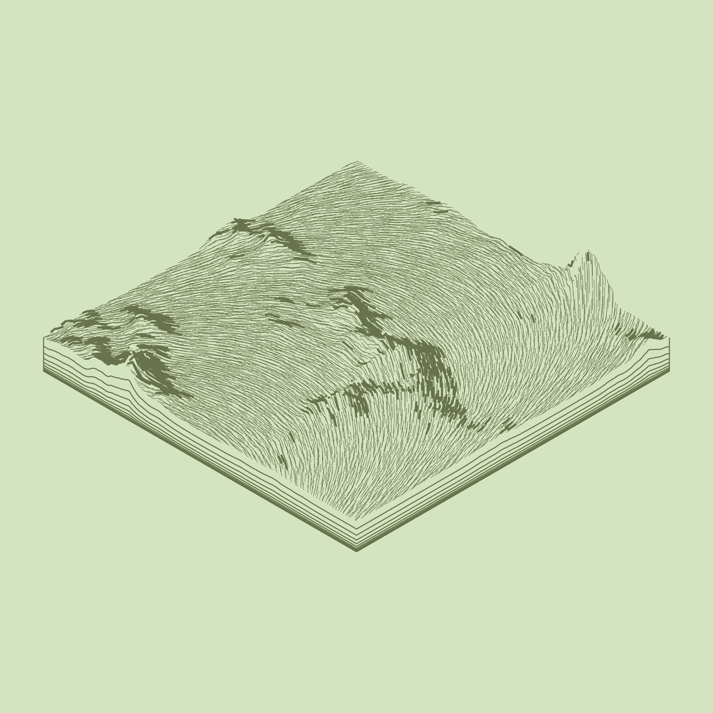 Art Blocks - Art Blocks v2 - Subscapes #404 - NFT # 53000404