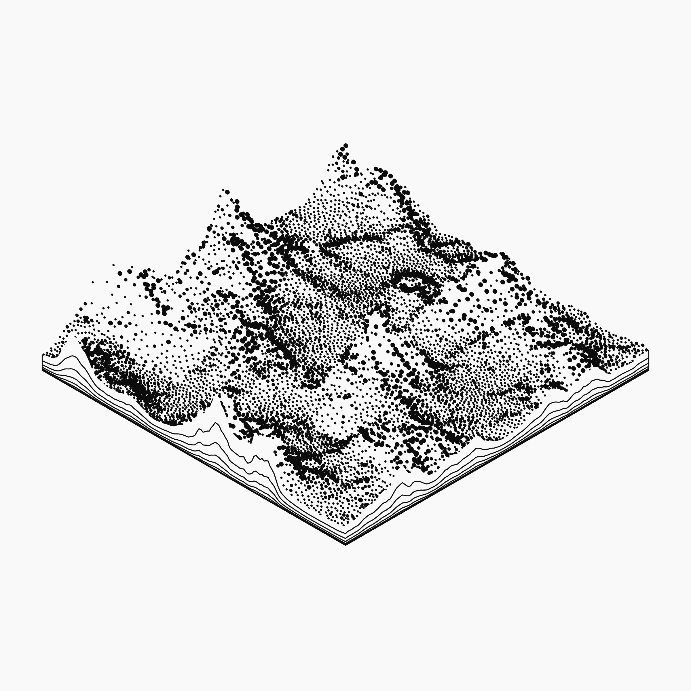 Art Blocks - Art Blocks v2 - Subscapes #407 - NFT # 53000407