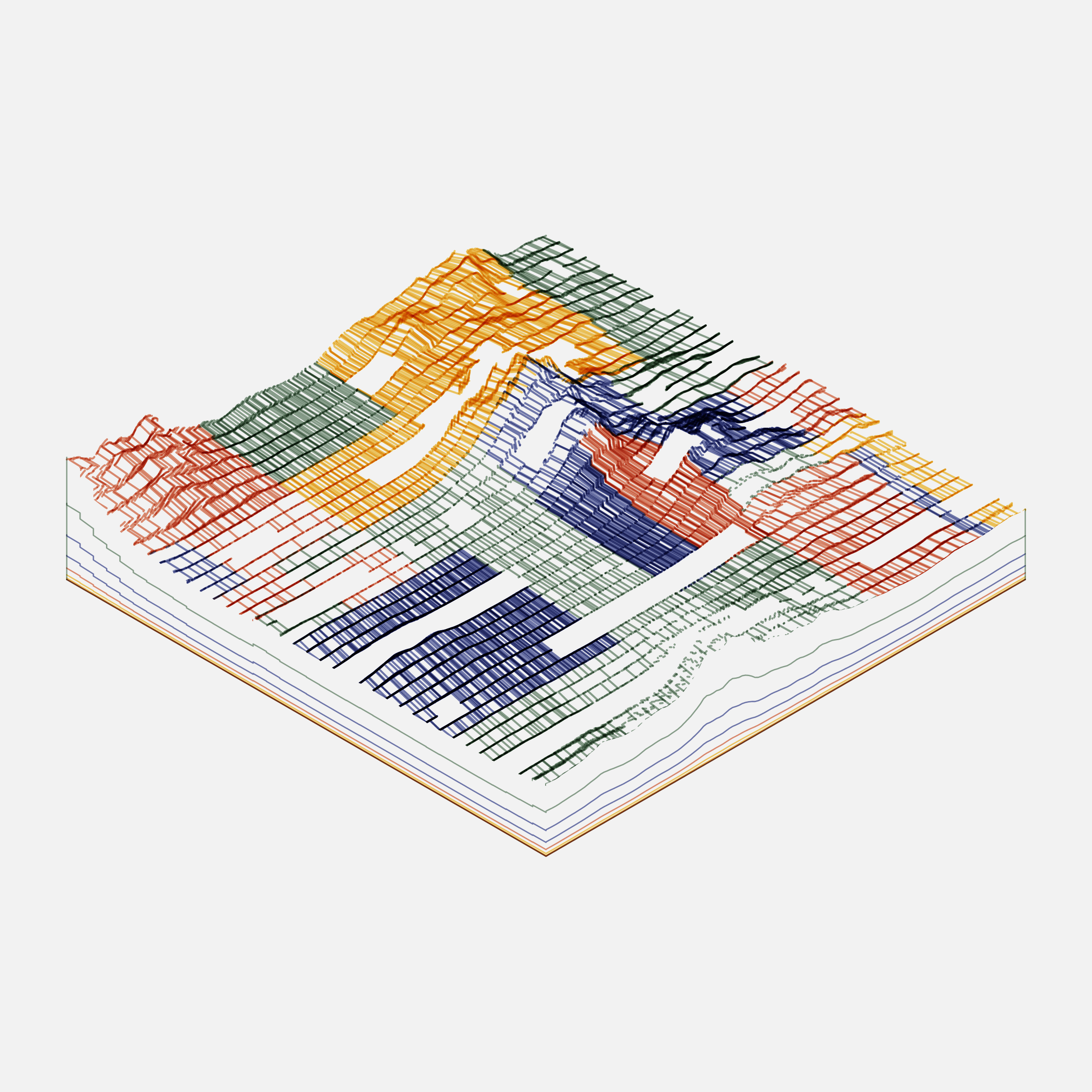 Art Blocks - Art Blocks v2 - Subscapes #409 - NFT # 53000409