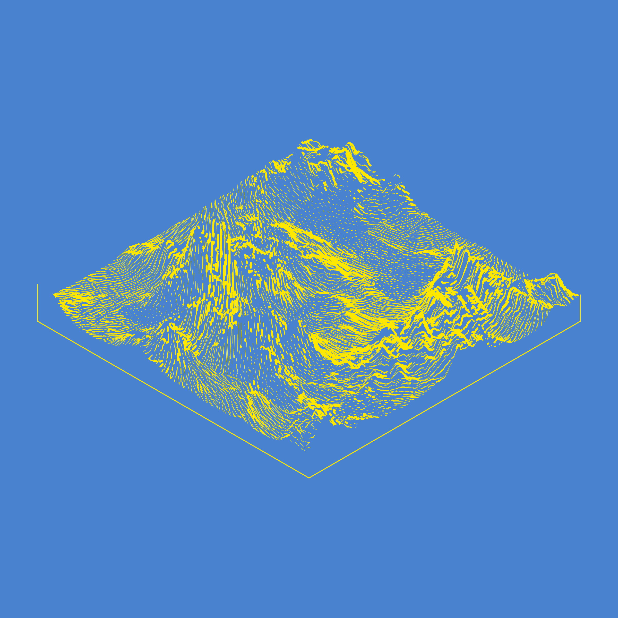 Art Blocks - Art Blocks v2 - Subscapes #411 - NFT # 53000411