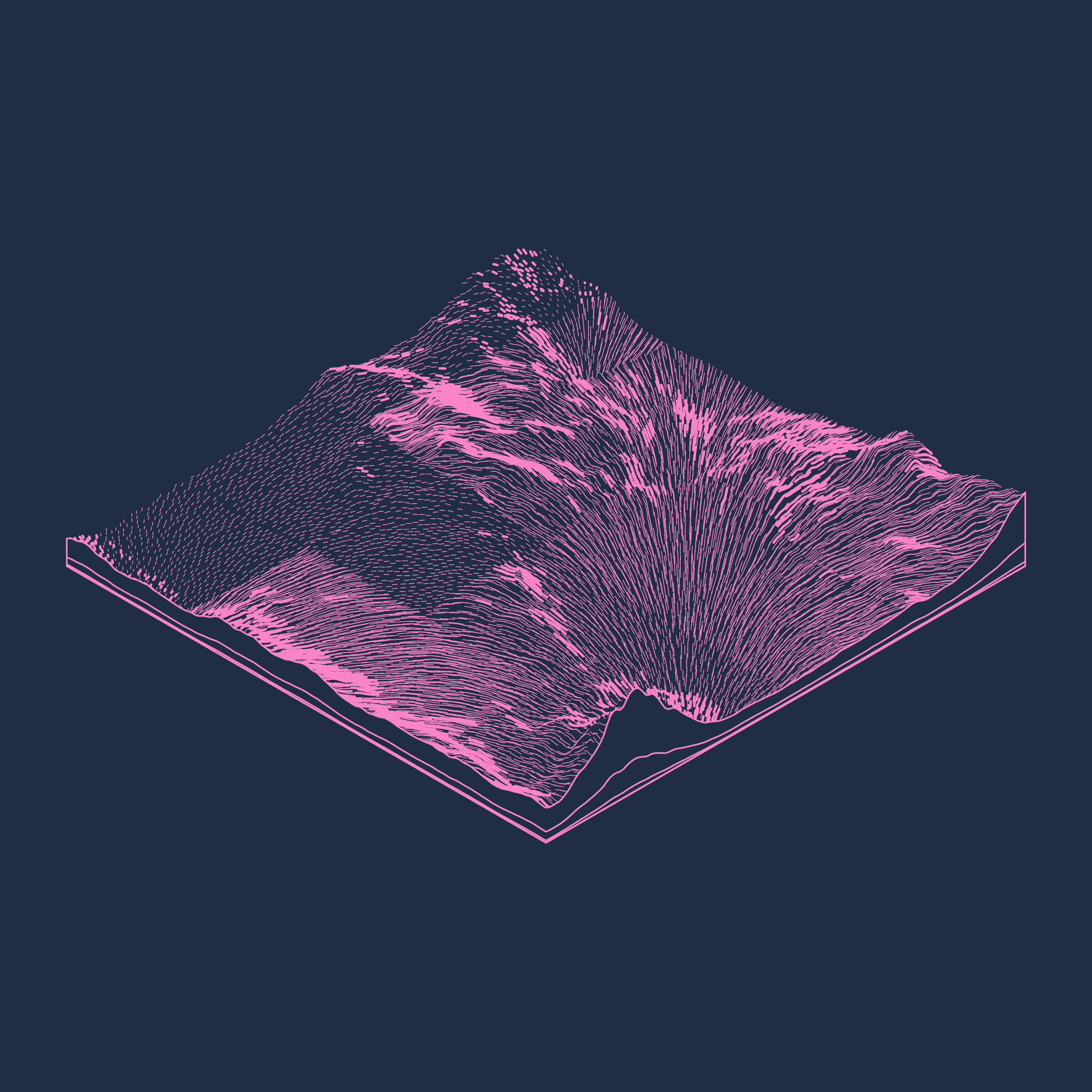 Art Blocks - Art Blocks v2 - Subscapes #412 - NFT # 53000412