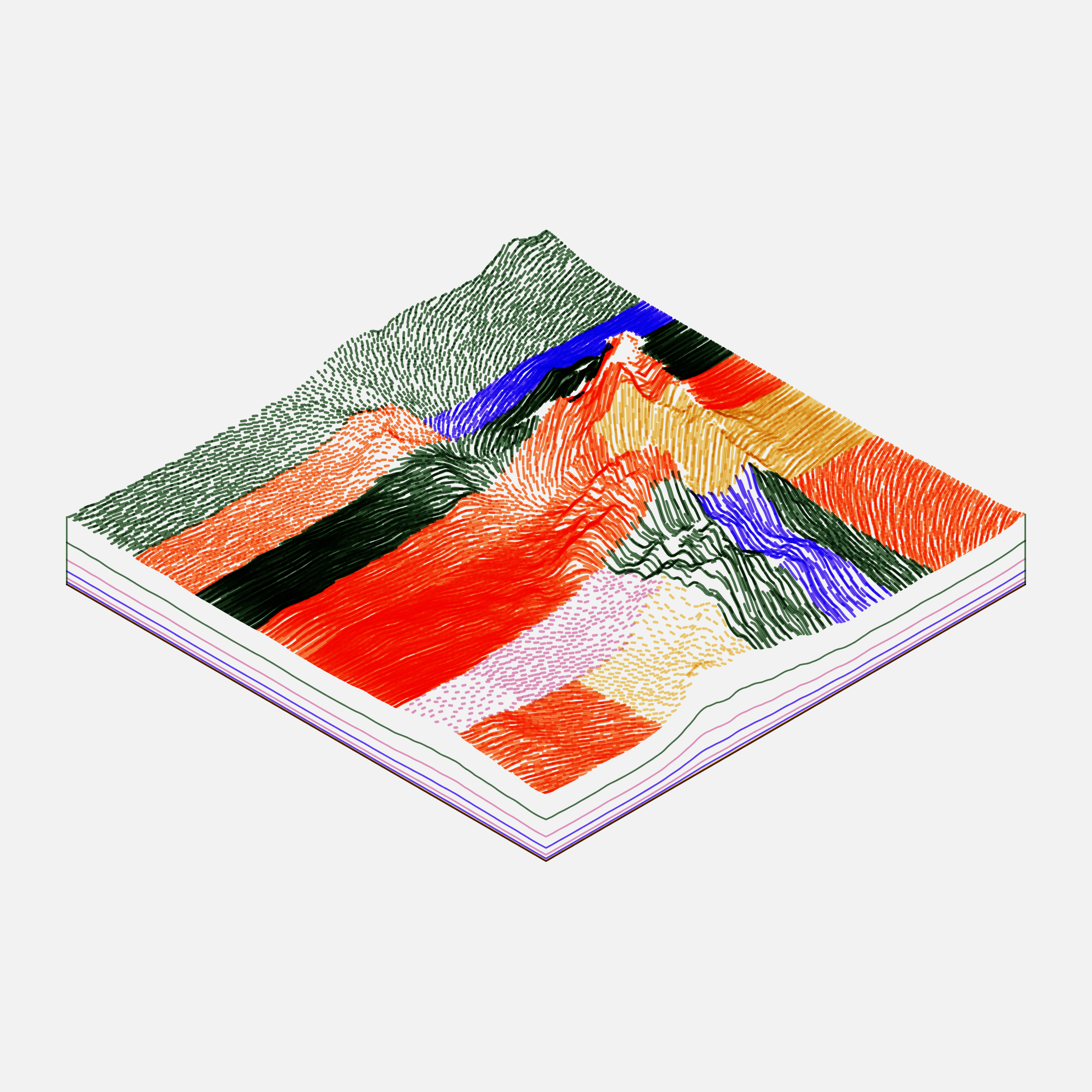 Art Blocks - Art Blocks v2 - Subscapes #417 - NFT # 53000417