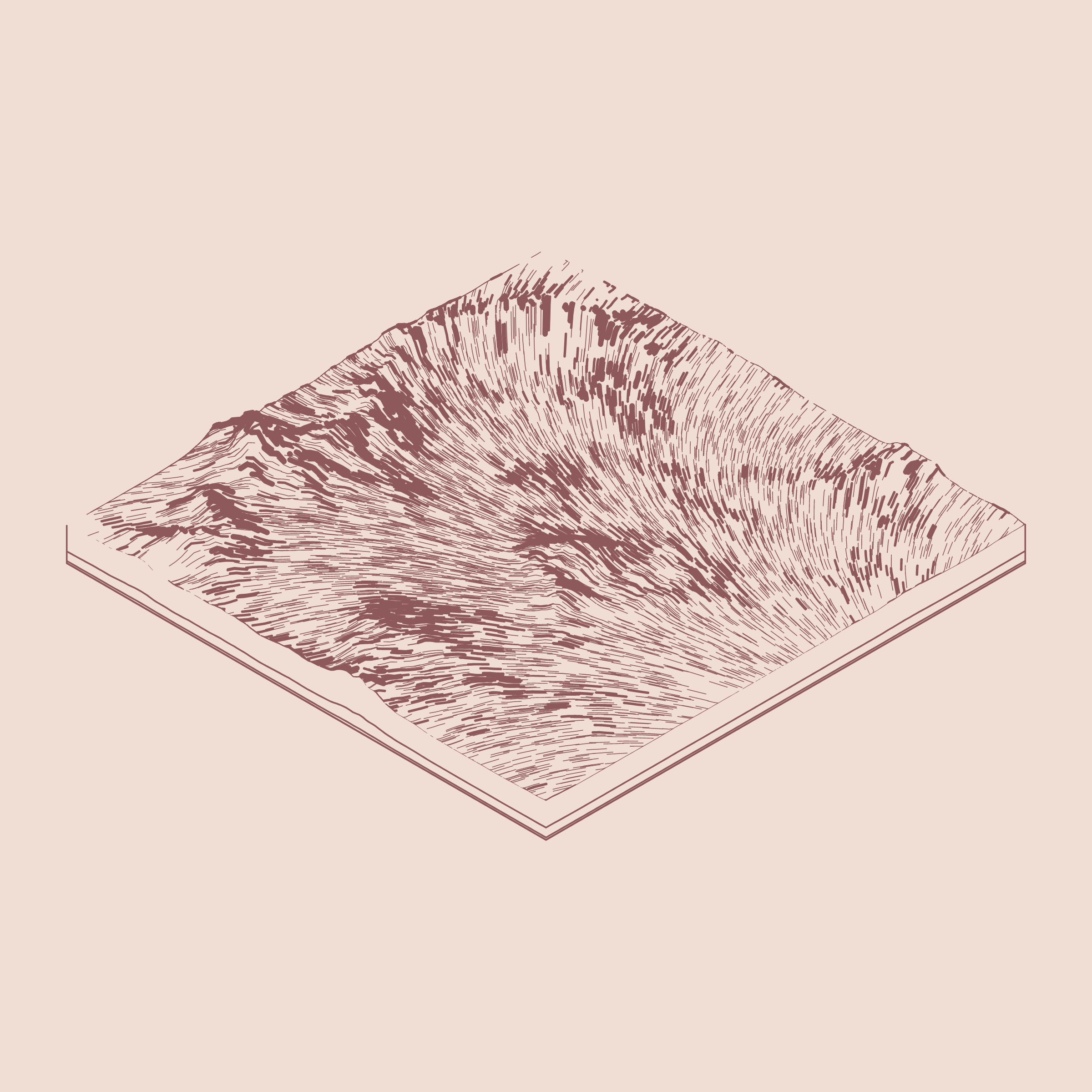 Art Blocks - Art Blocks v2 - Subscapes #419 - NFT # 53000419