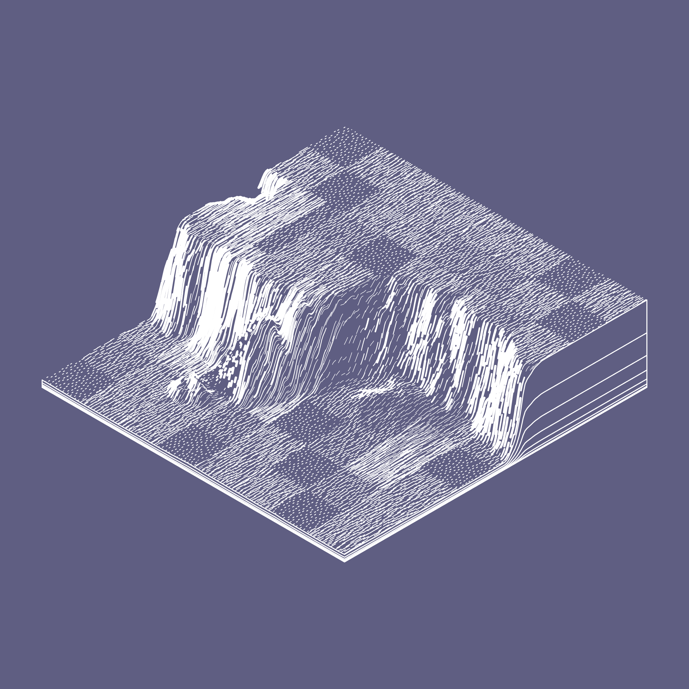 Art Blocks - Art Blocks v2 - Subscapes #424 - NFT # 53000424