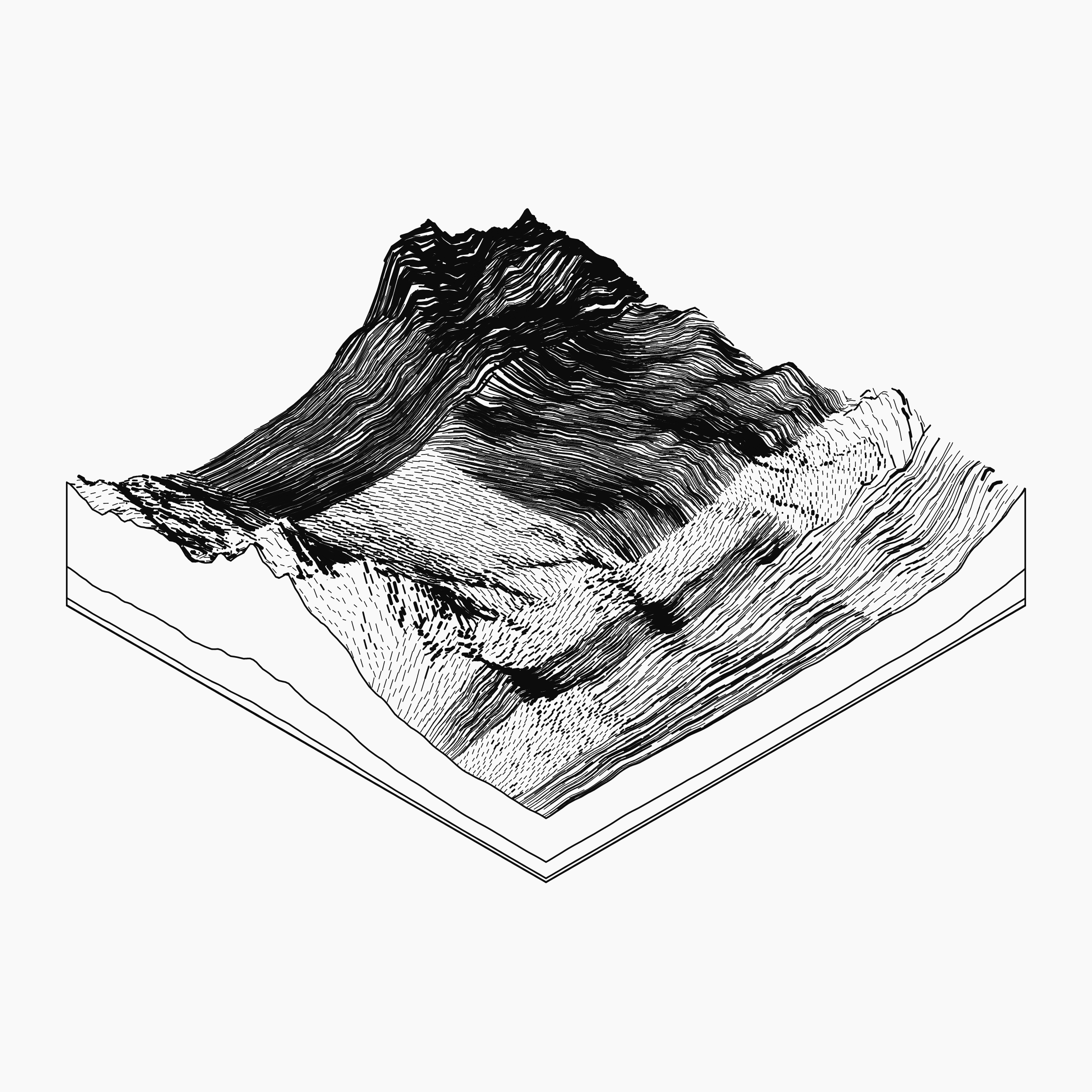 Art Blocks - Art Blocks v2 - Subscapes #434 - NFT # 53000434