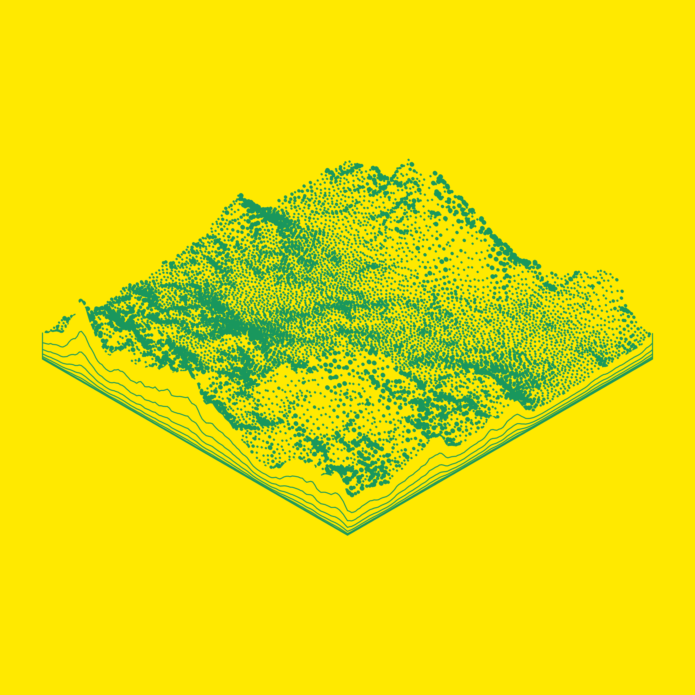 Art Blocks - Art Blocks v2 - Subscapes #435 - NFT # 53000435