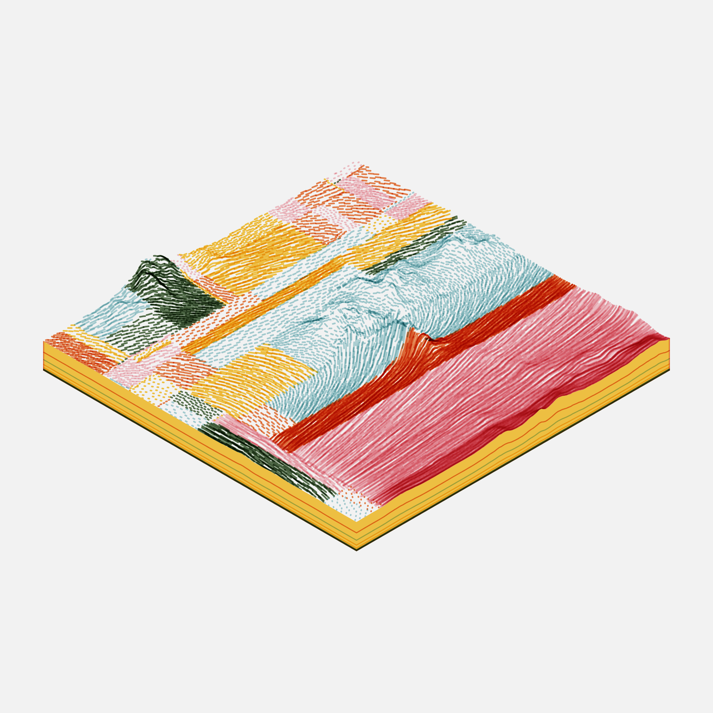 Art Blocks - Art Blocks v2 - Subscapes #441 - NFT # 53000441