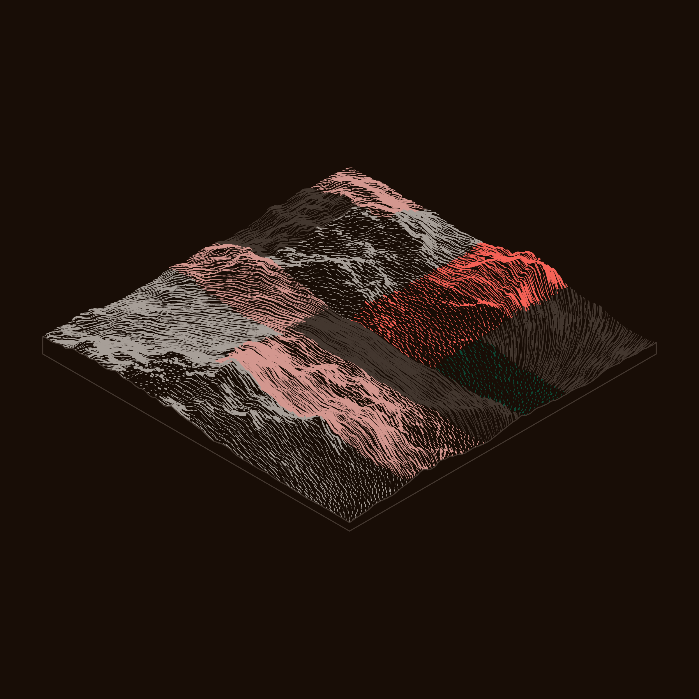 Art Blocks - Art Blocks v2 - Subscapes #442 - NFT # 53000442