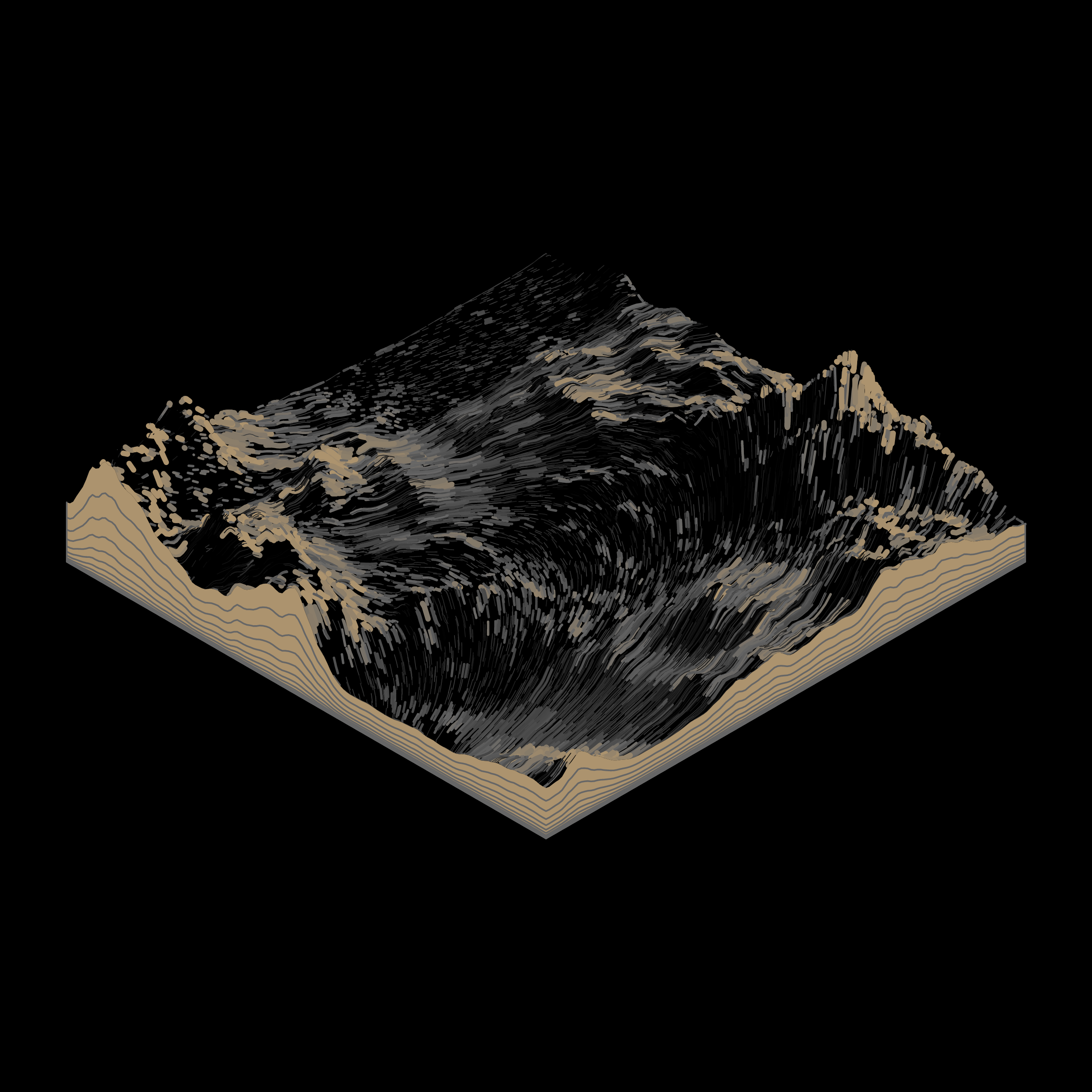 Art Blocks - Art Blocks v2 - Subscapes #449 - NFT # 53000449