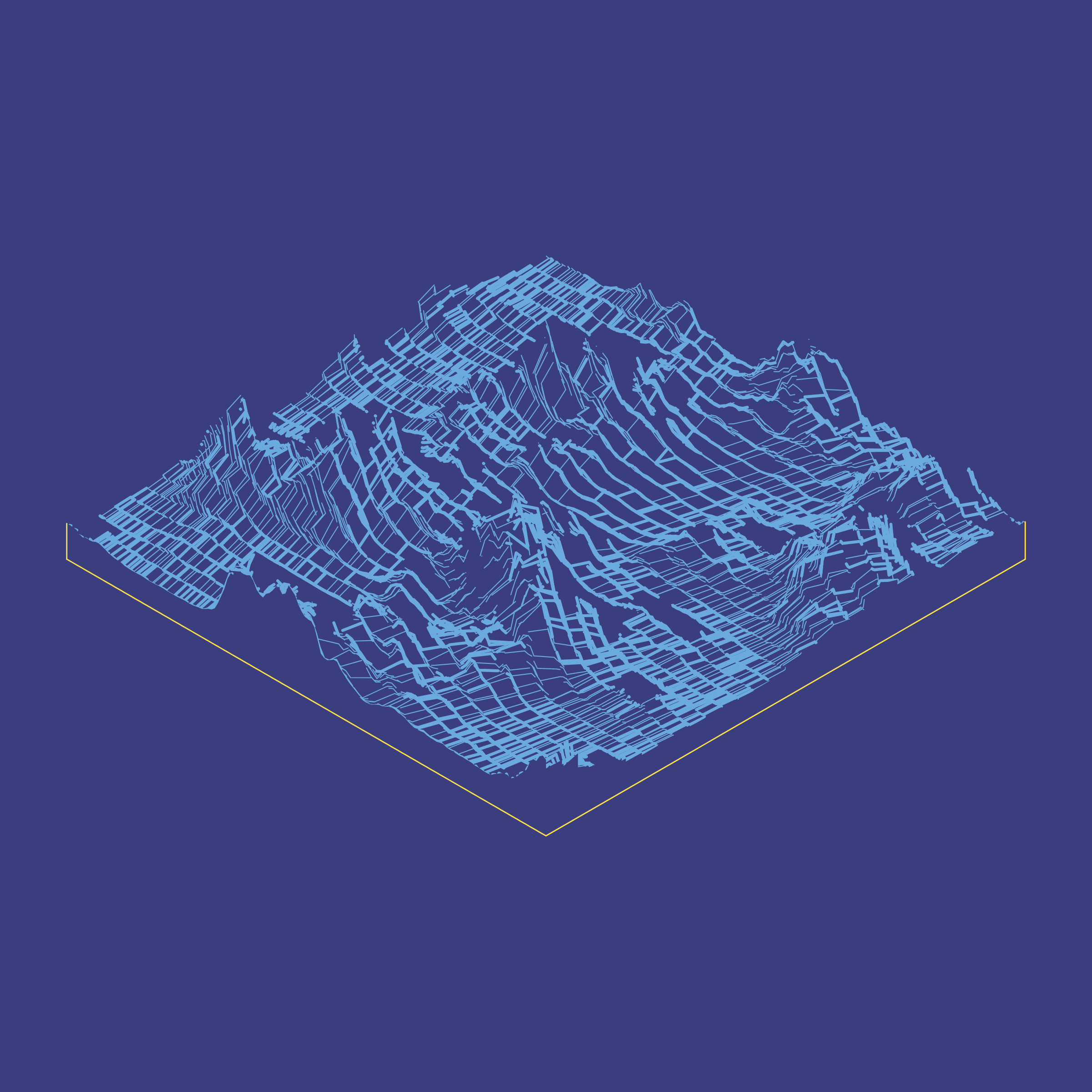 Art Blocks - Art Blocks v2 - Subscapes #450 - NFT # 53000450