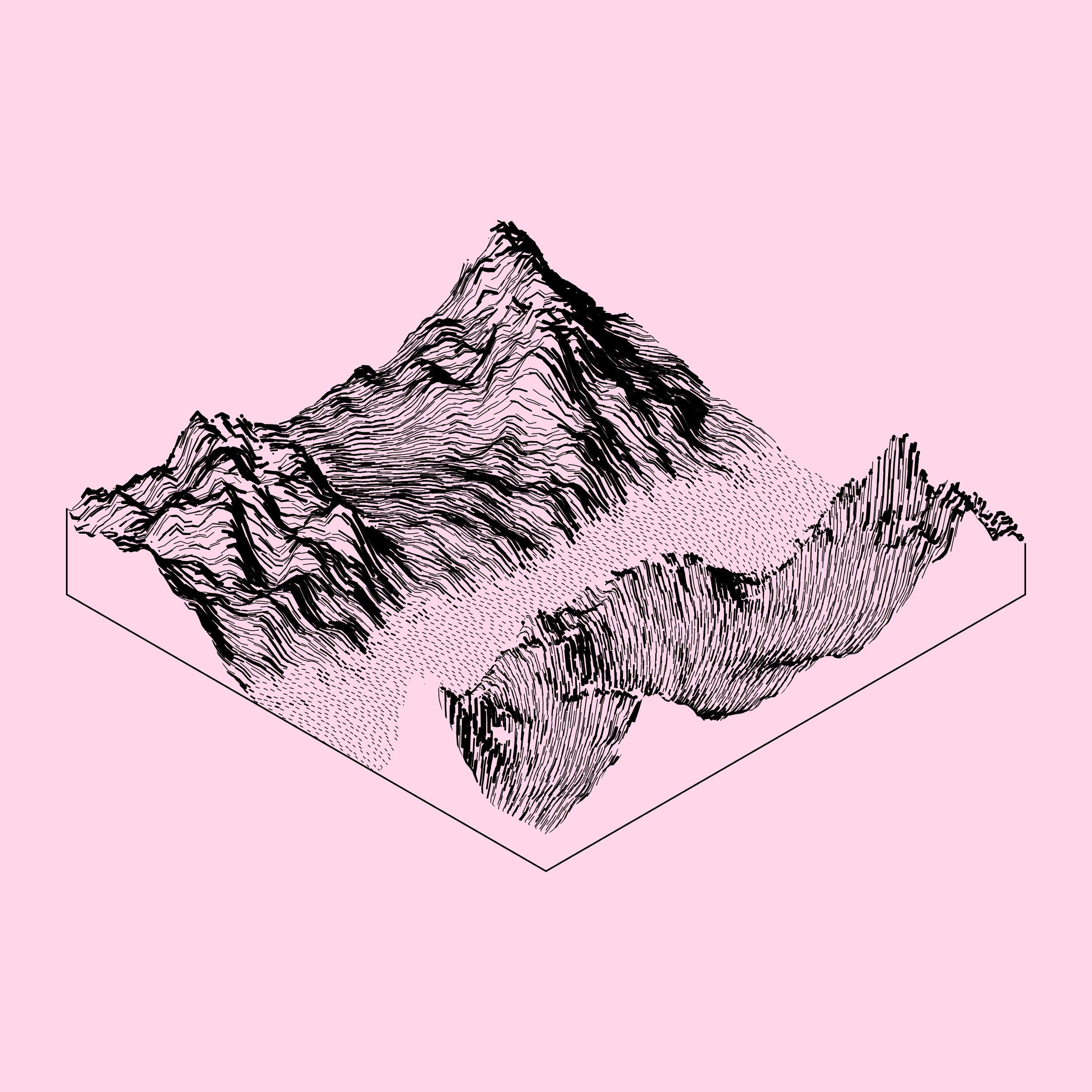 Art Blocks - Art Blocks v2 - Subscapes #452 - NFT # 53000452